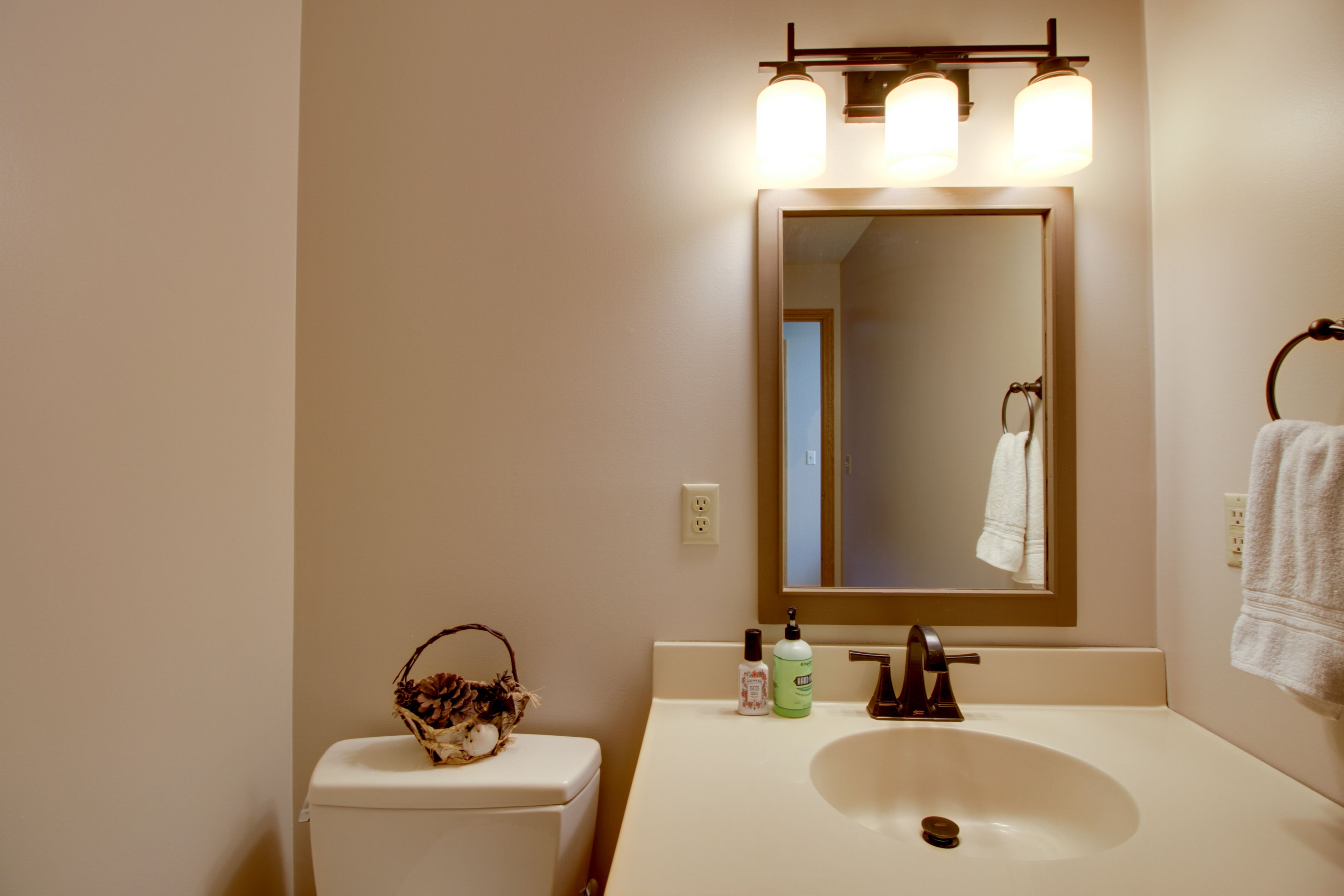 Half Bathroom | Towels Provided | Complimentary Toiletries