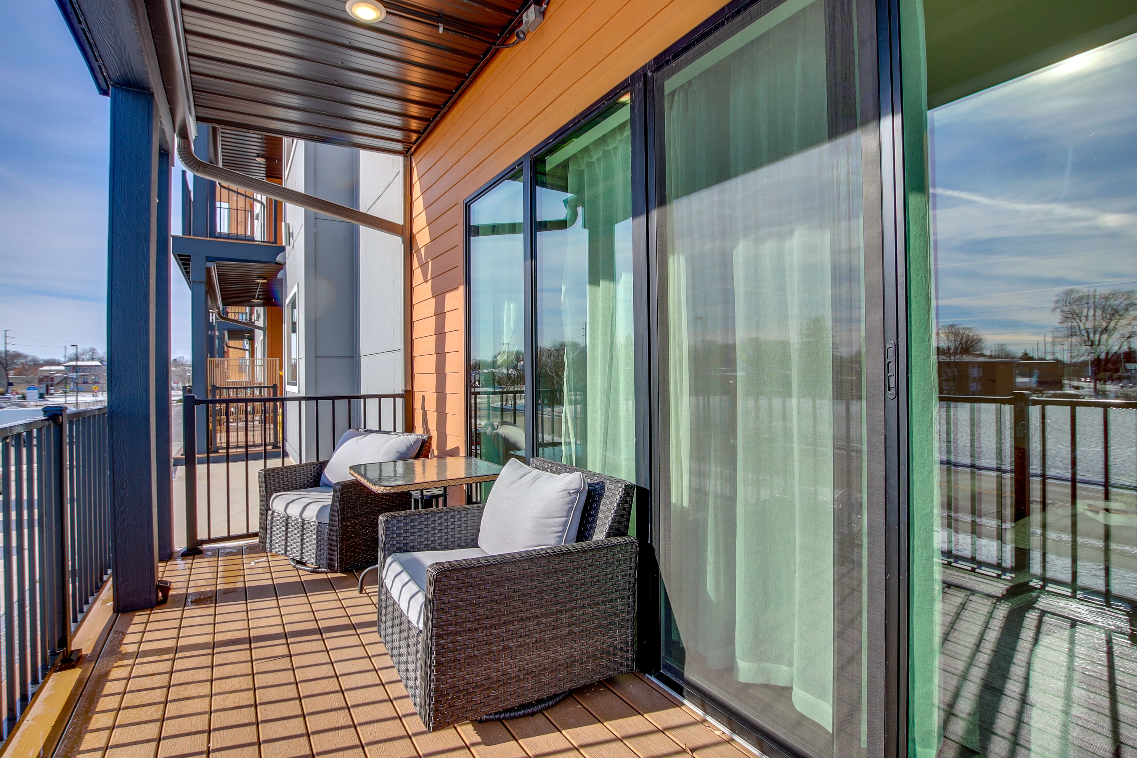 Private Balcony | Lake Michigan Views