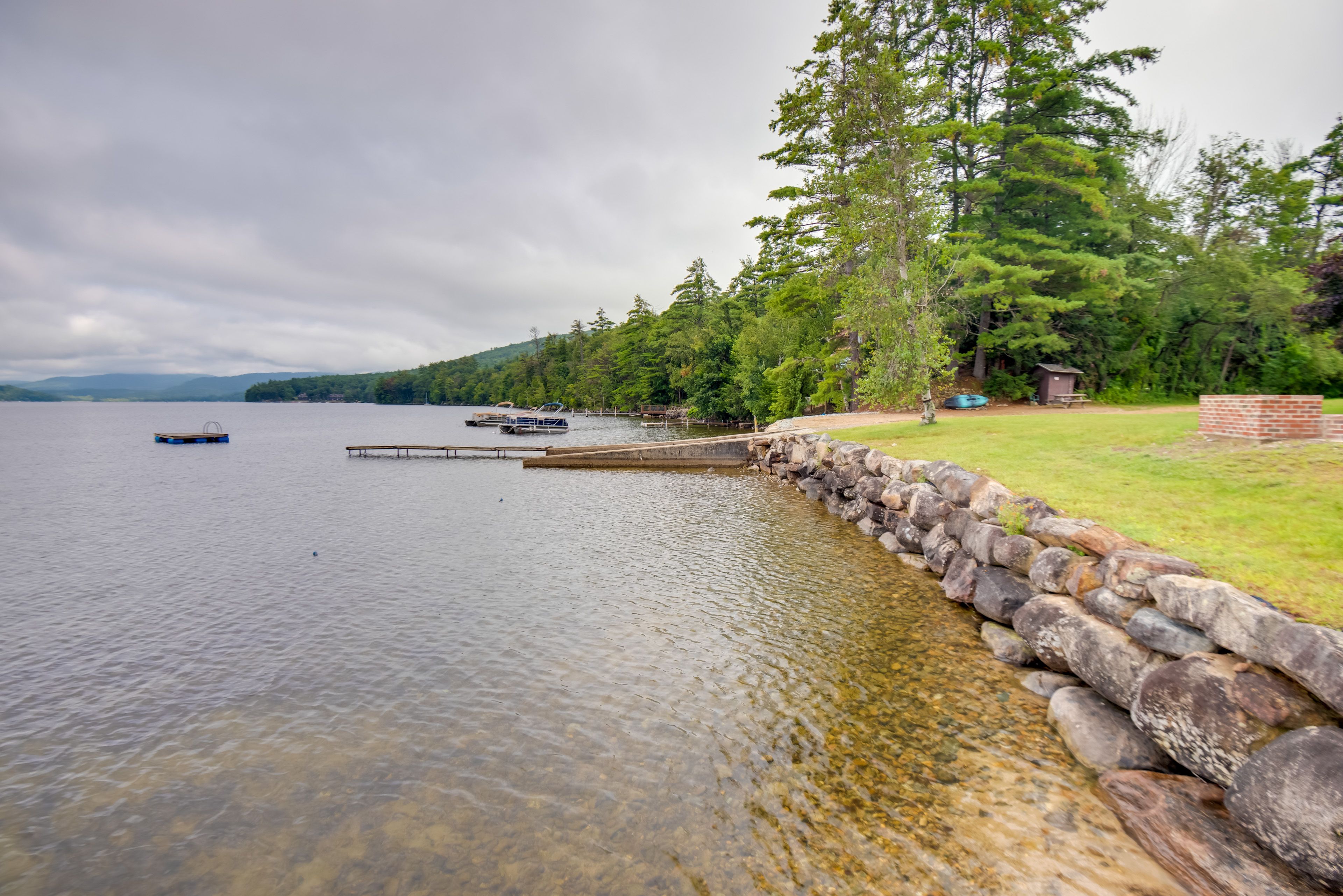 Condo Exterior | Shared Boat Dock