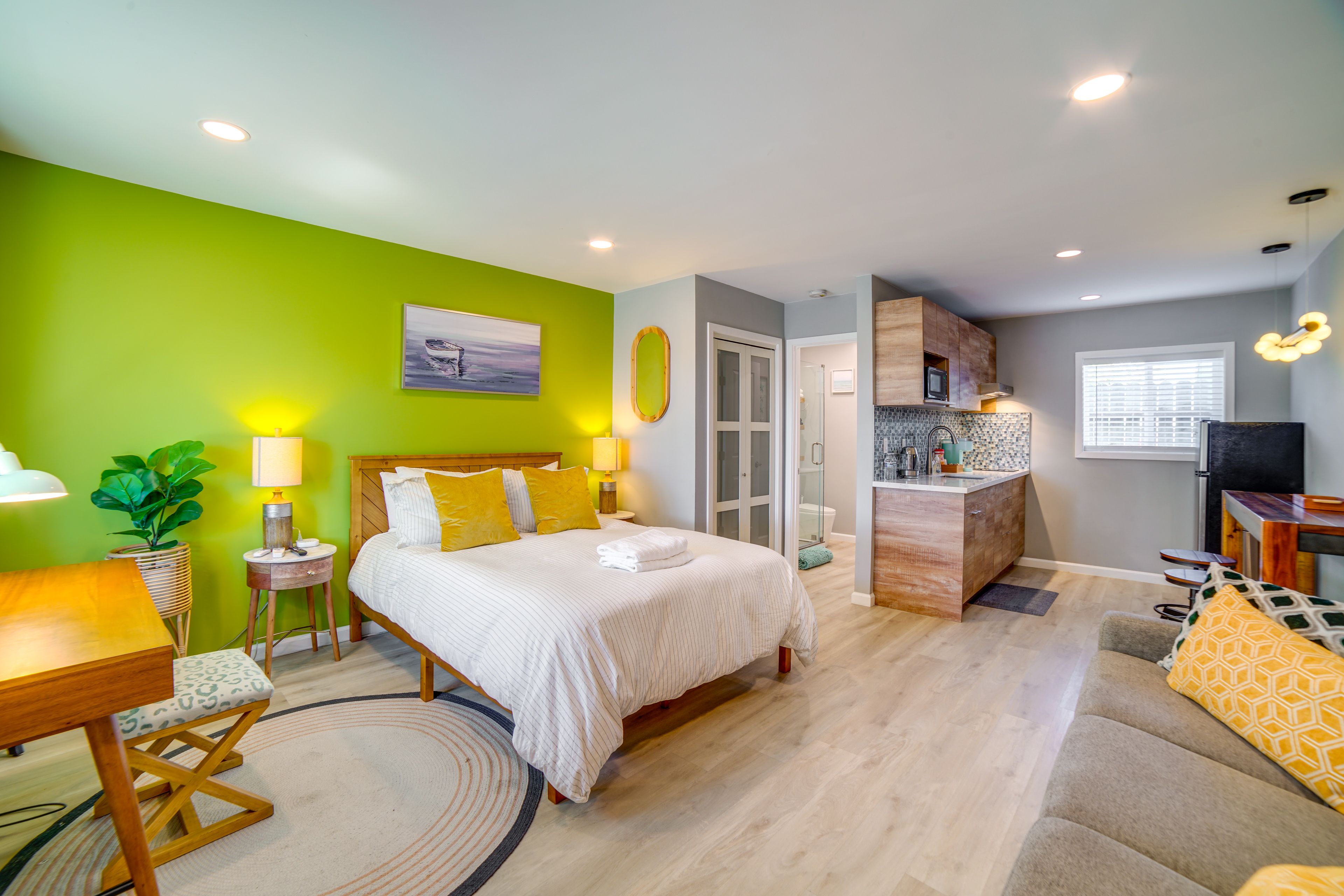 Studio | Queen Bed | Queen Sleeper Sofa | Ground-Floor Unit