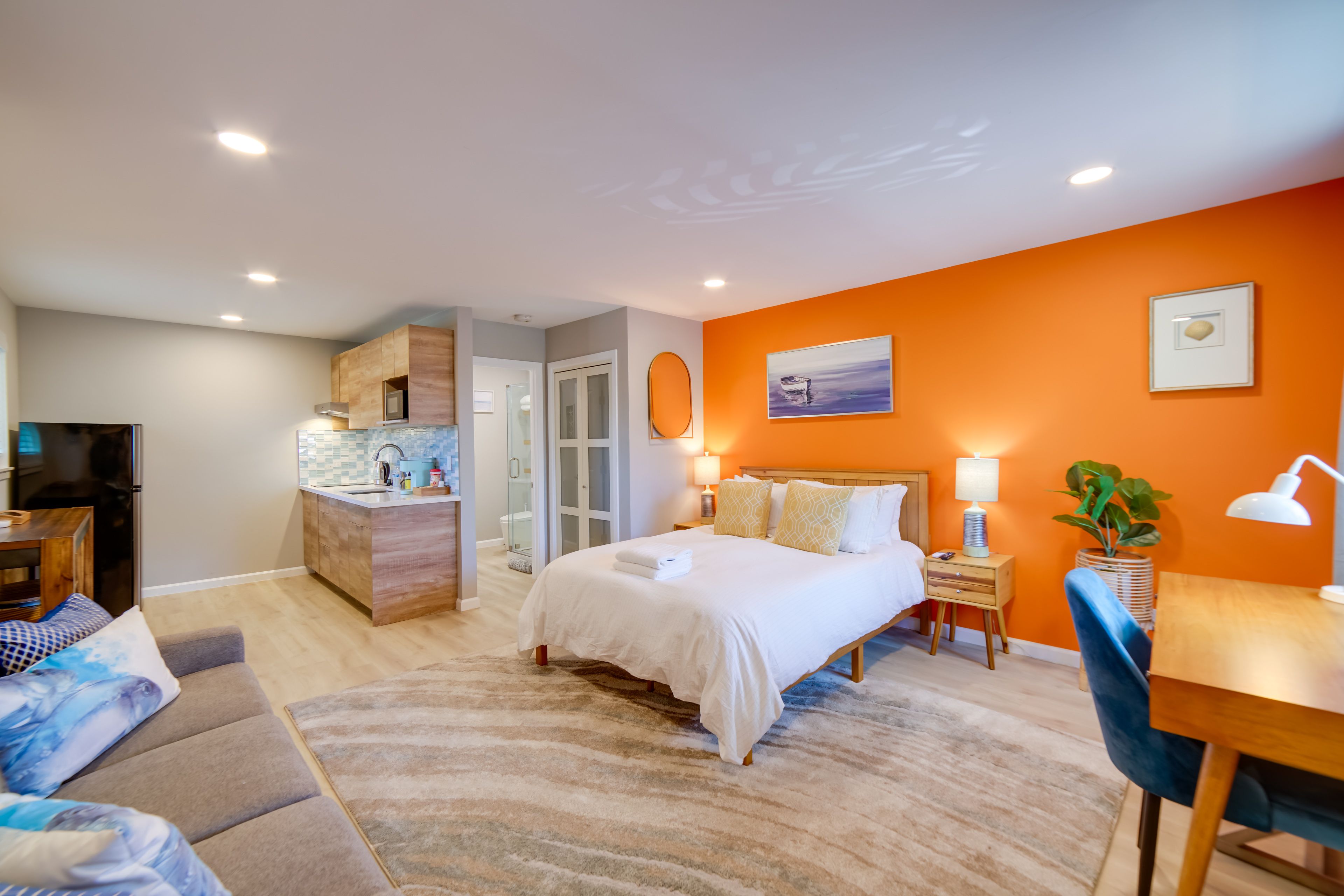 Lakeport Vacation Rental | Studio | 1BA | Steps Required | 523 Sq Ft