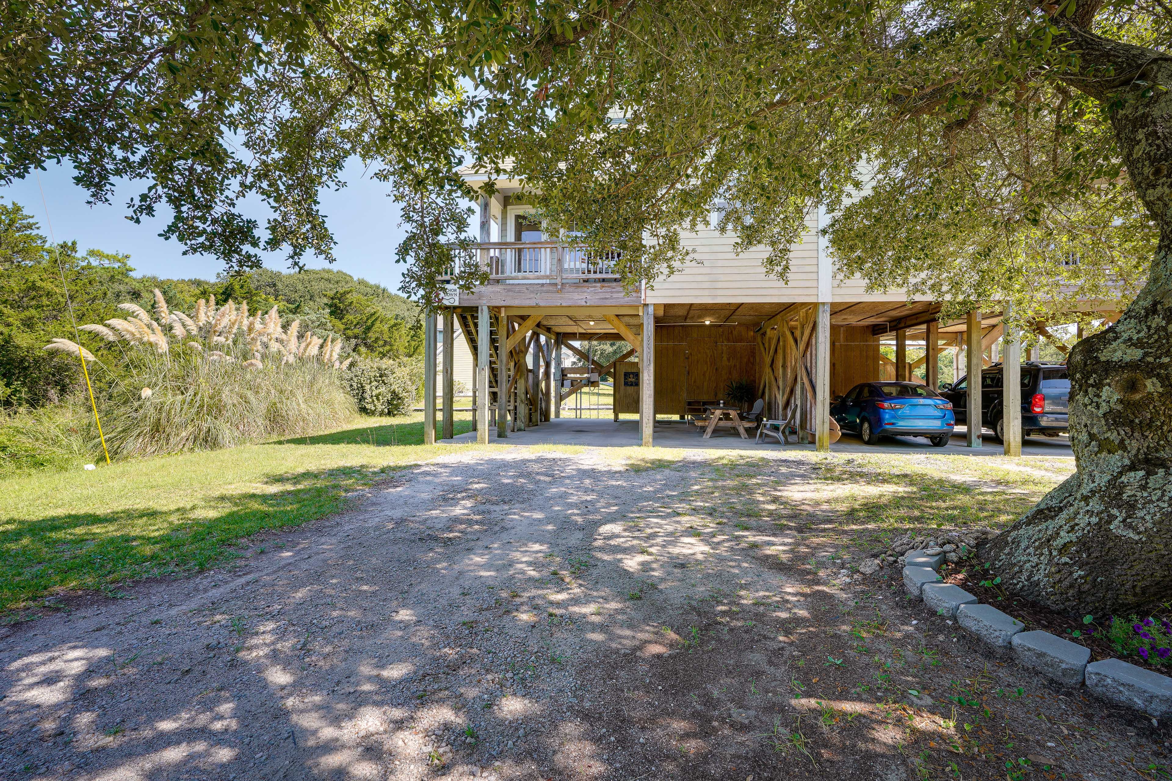 Townhome Exterior | Parking | Driveway (2 Vehicles)