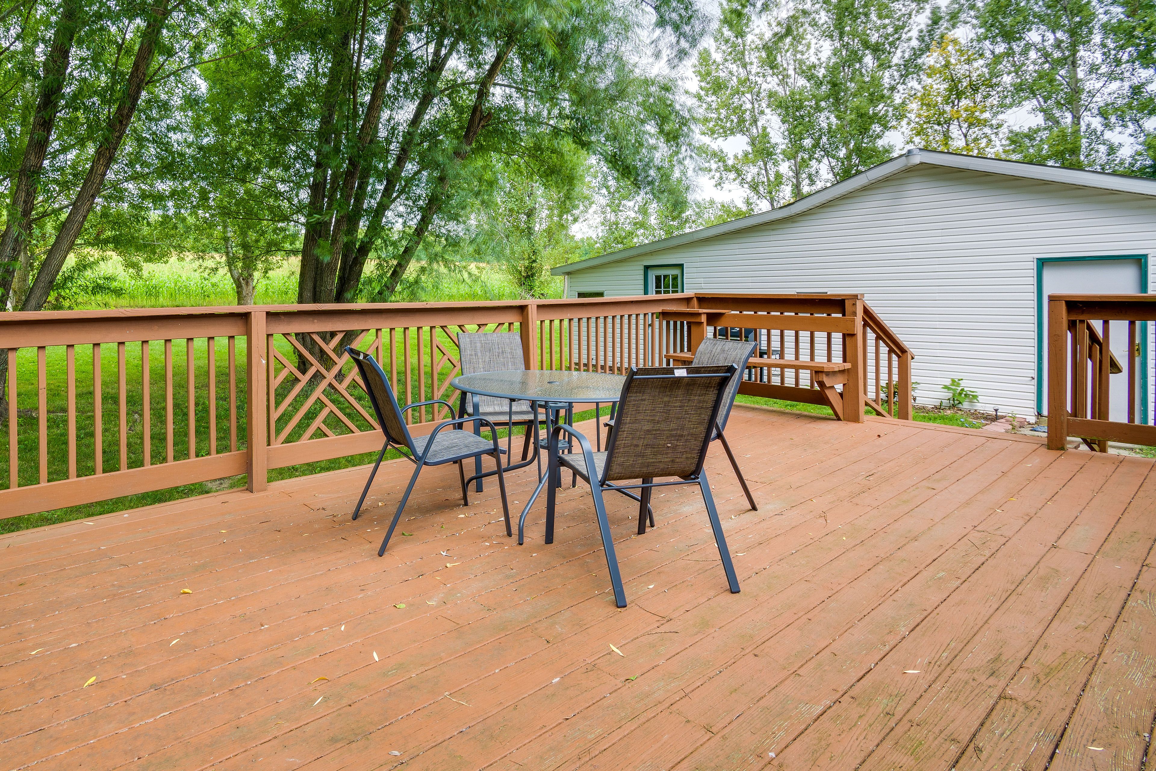 Private Deck | Charcoal Grill | Yard | Fire Pit