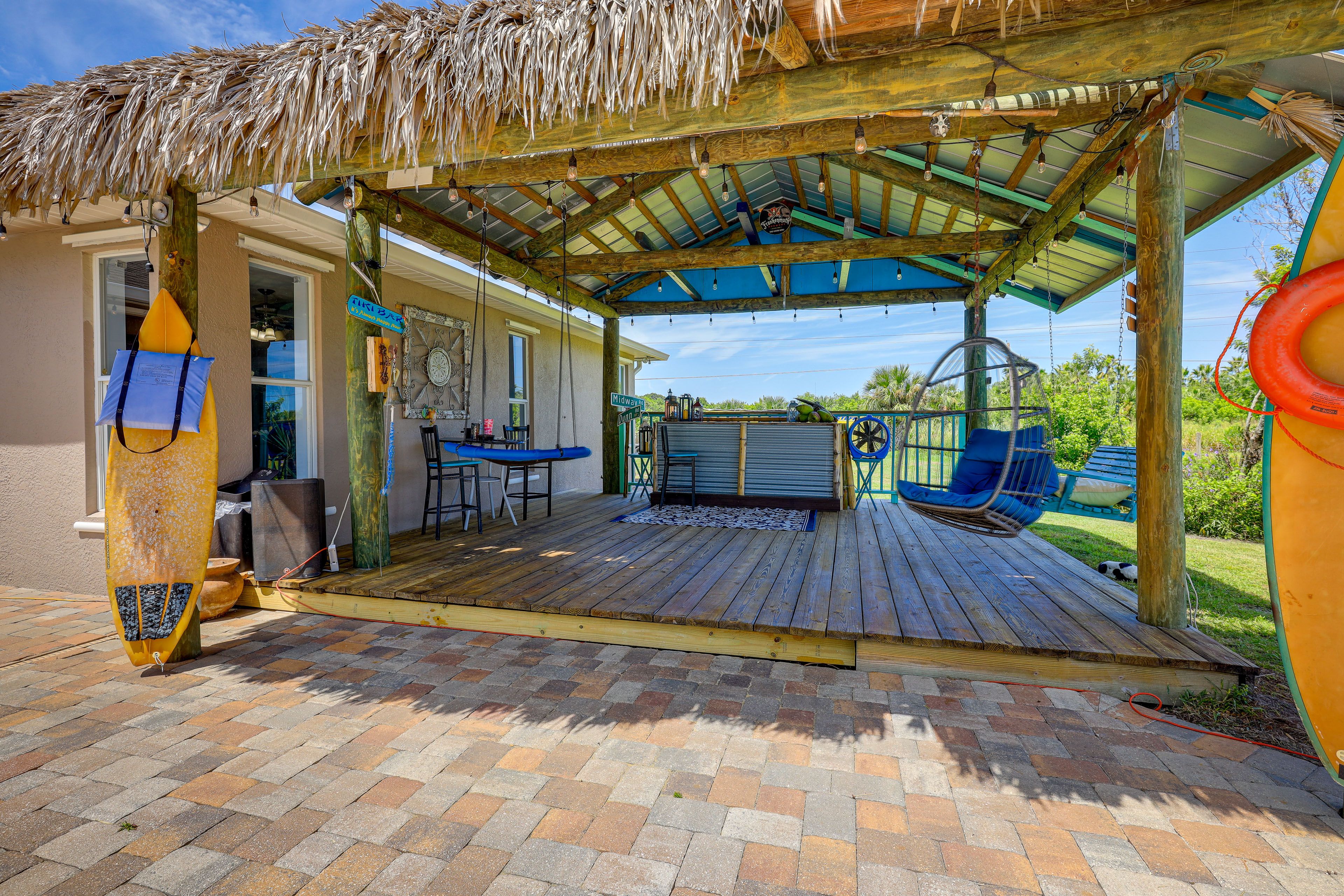 Tropical Patio | Private Outdoor Pool | Gas Grill | Screened-In Patio
