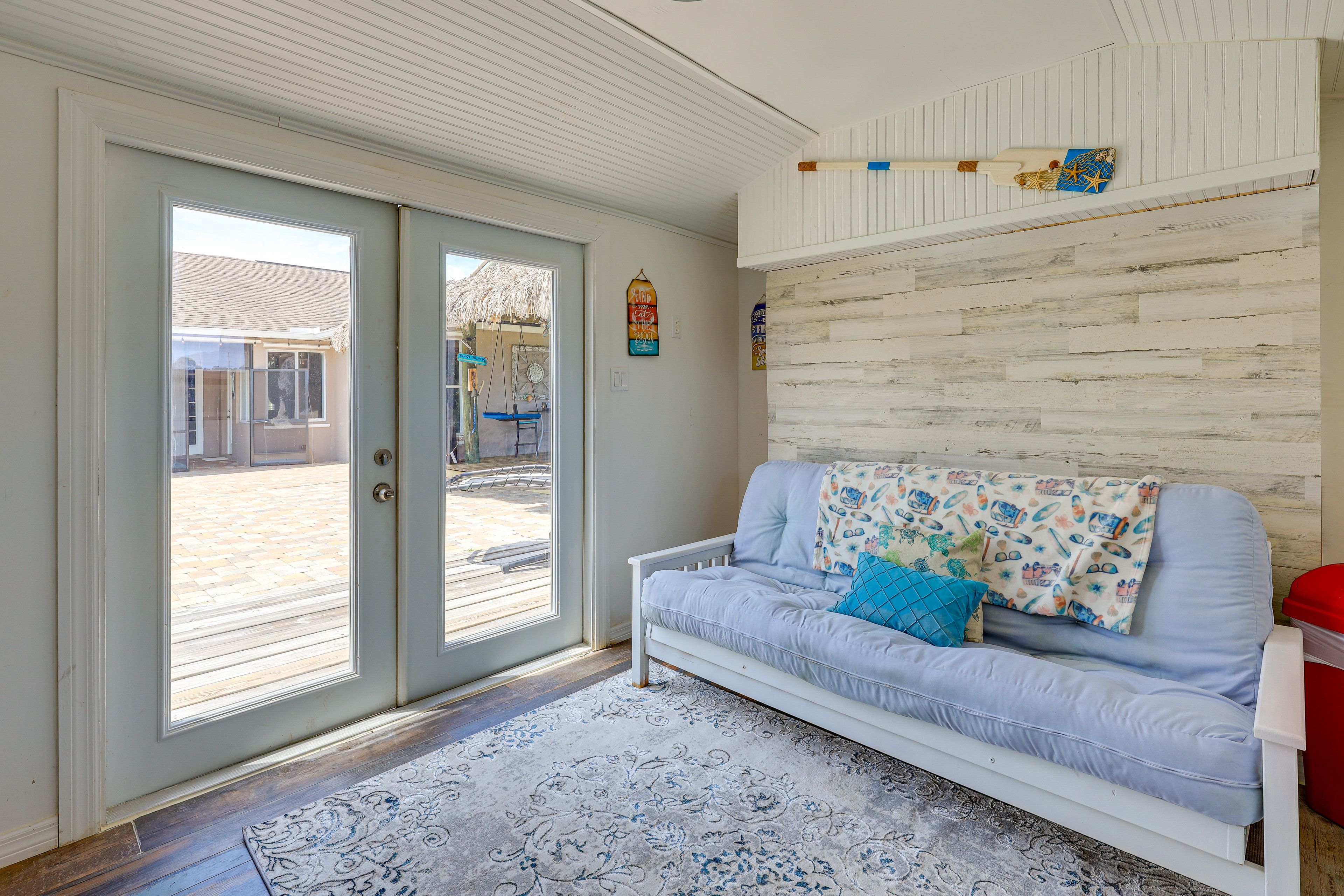 Bedroom 4 (Pool House) | Full Futon | Window A/C Unit