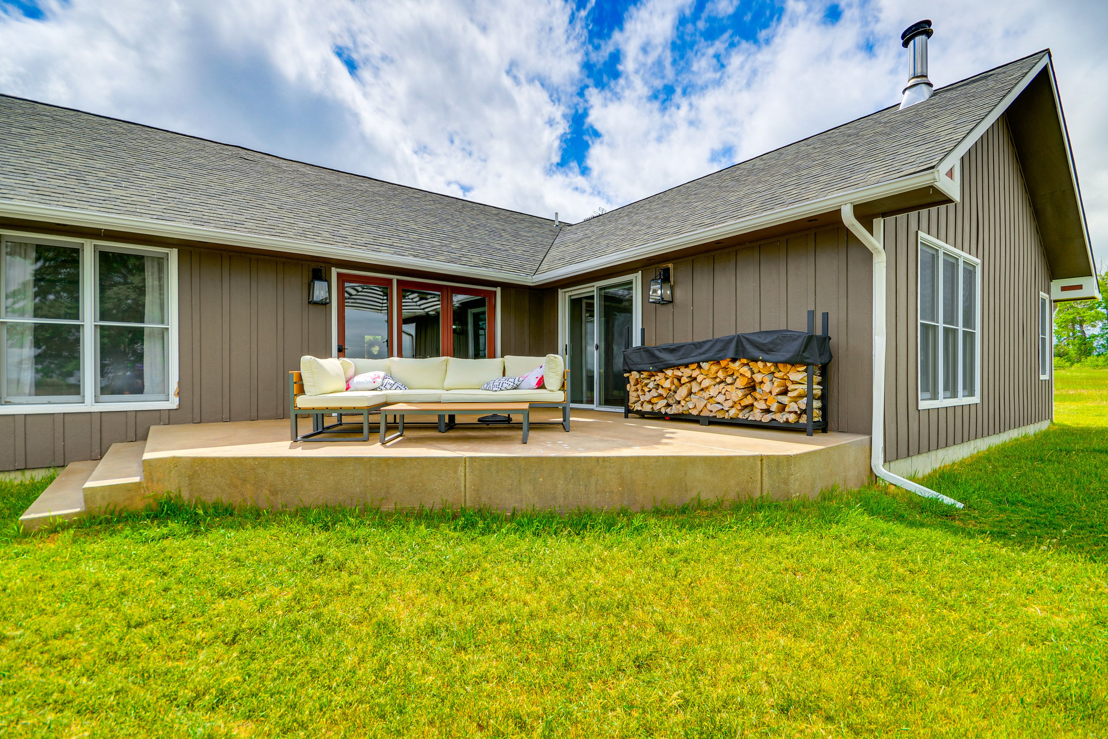 House Exterior | Furnished Patio