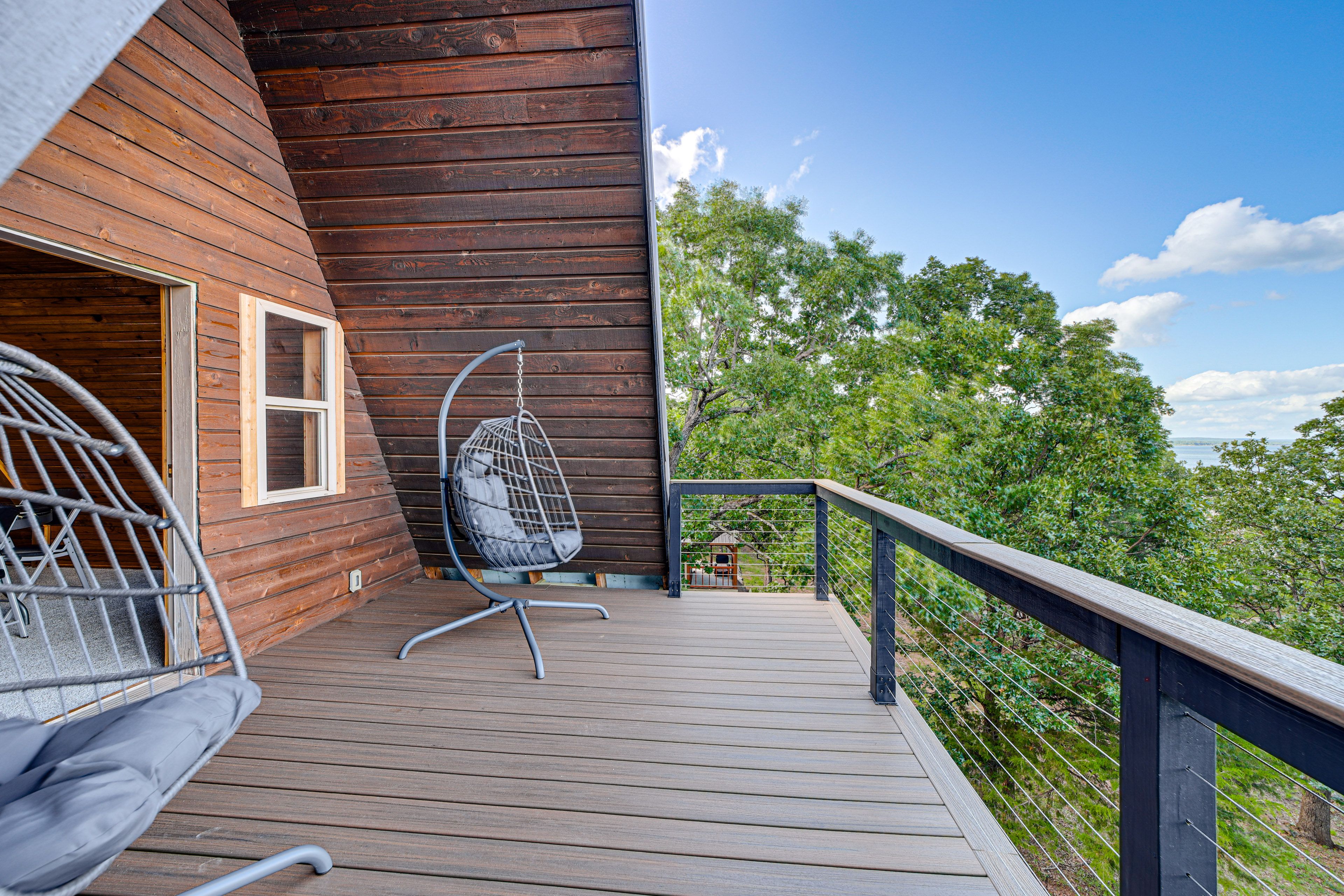 Balcony | River Views | Private Hot Tub | Pets Welcome w/ Fee