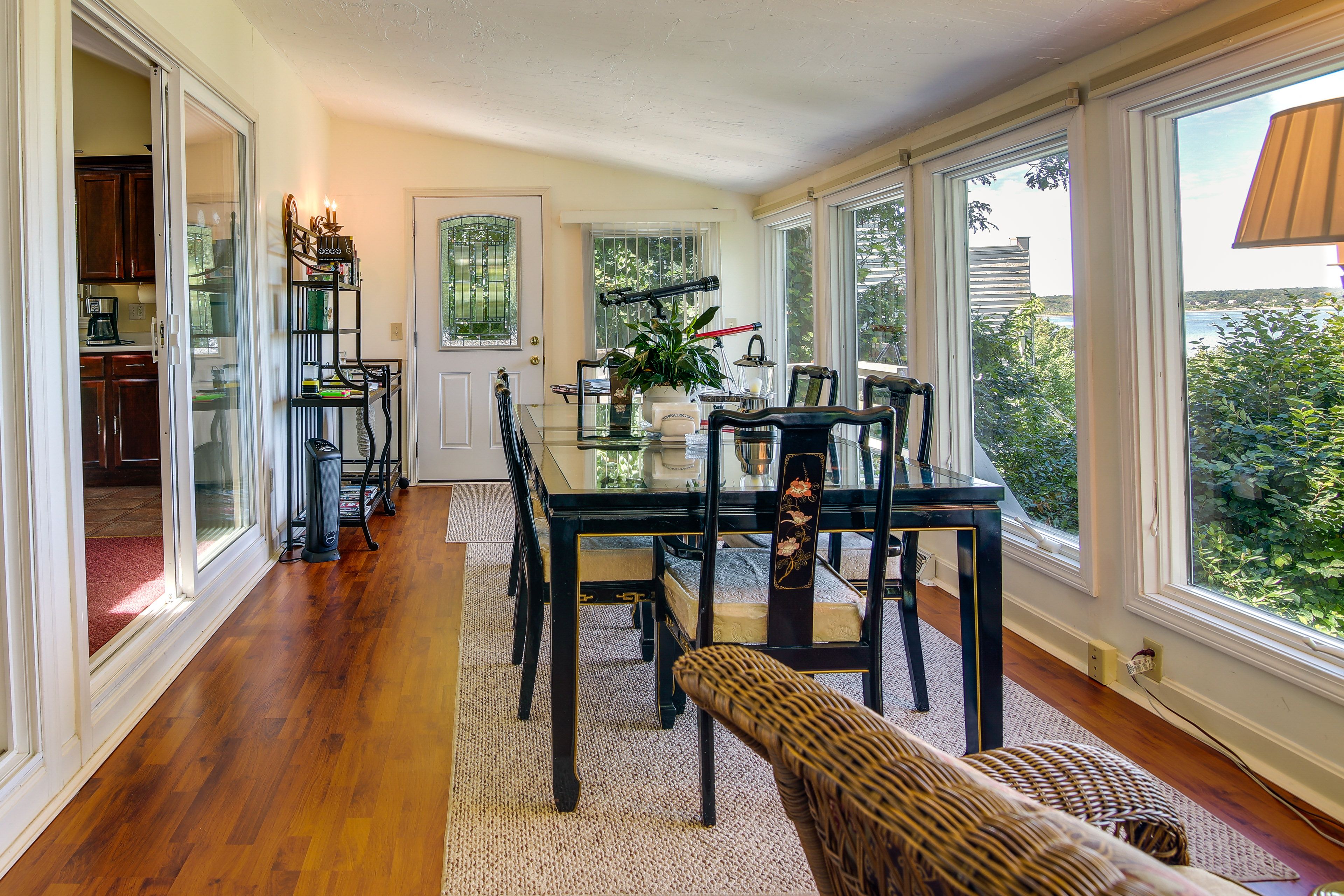 Sunroom | Cape Cod Bay Views | Telescope
