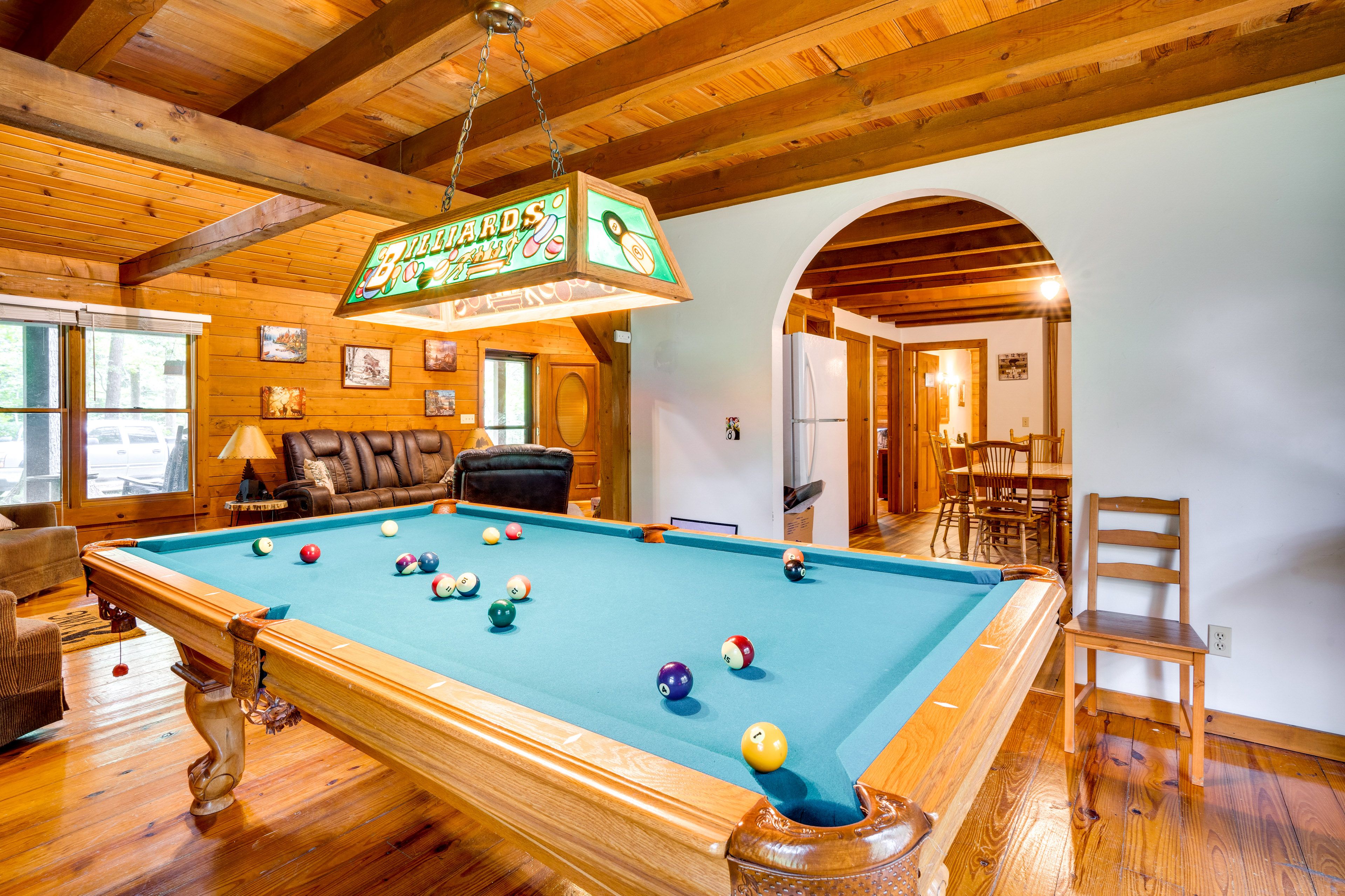Game Area | Pool Table | Free WiFi | Central Heat & A/C