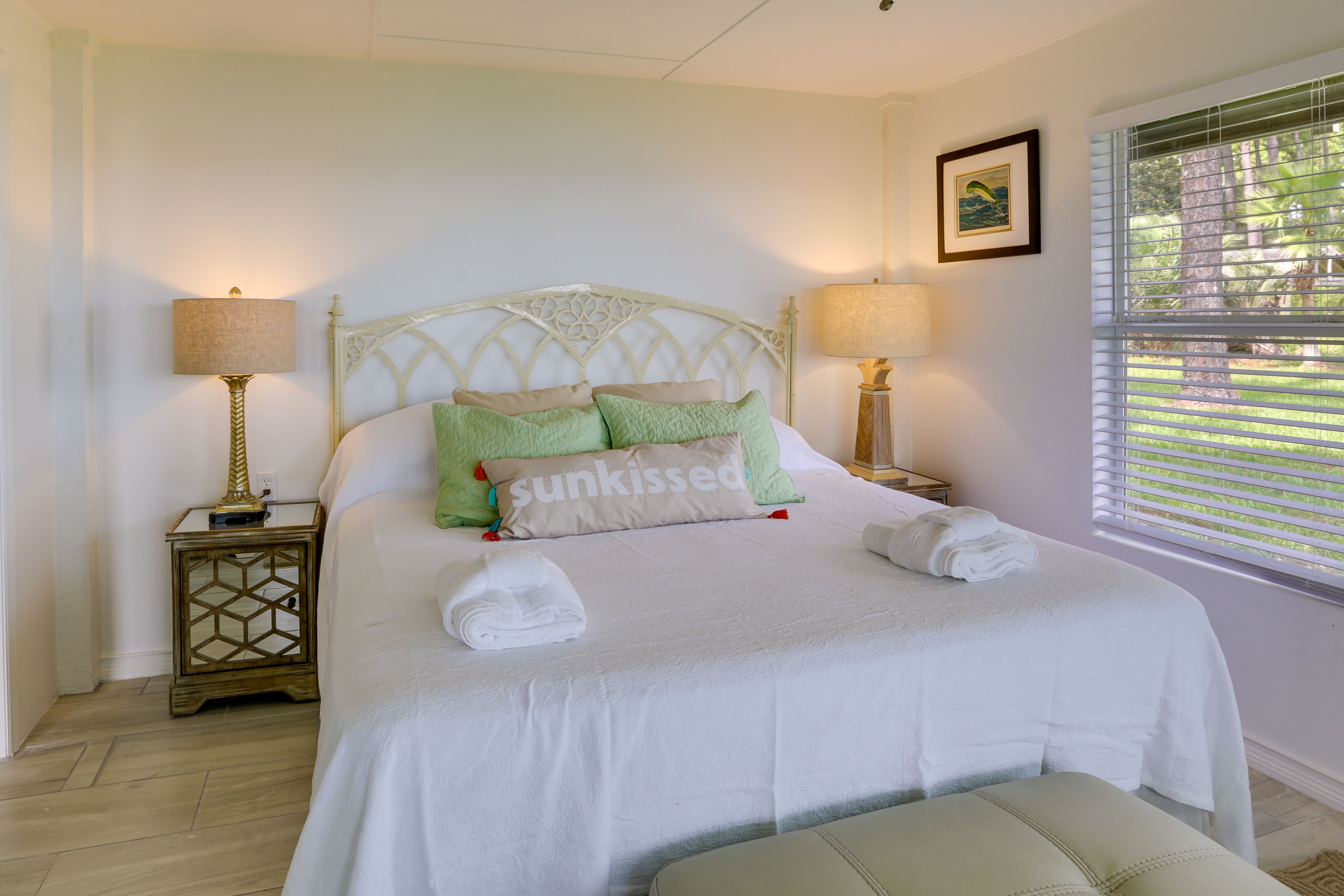 Bedroom 1 | 1st Floor | King Bed | Smart TV | Linens Provided