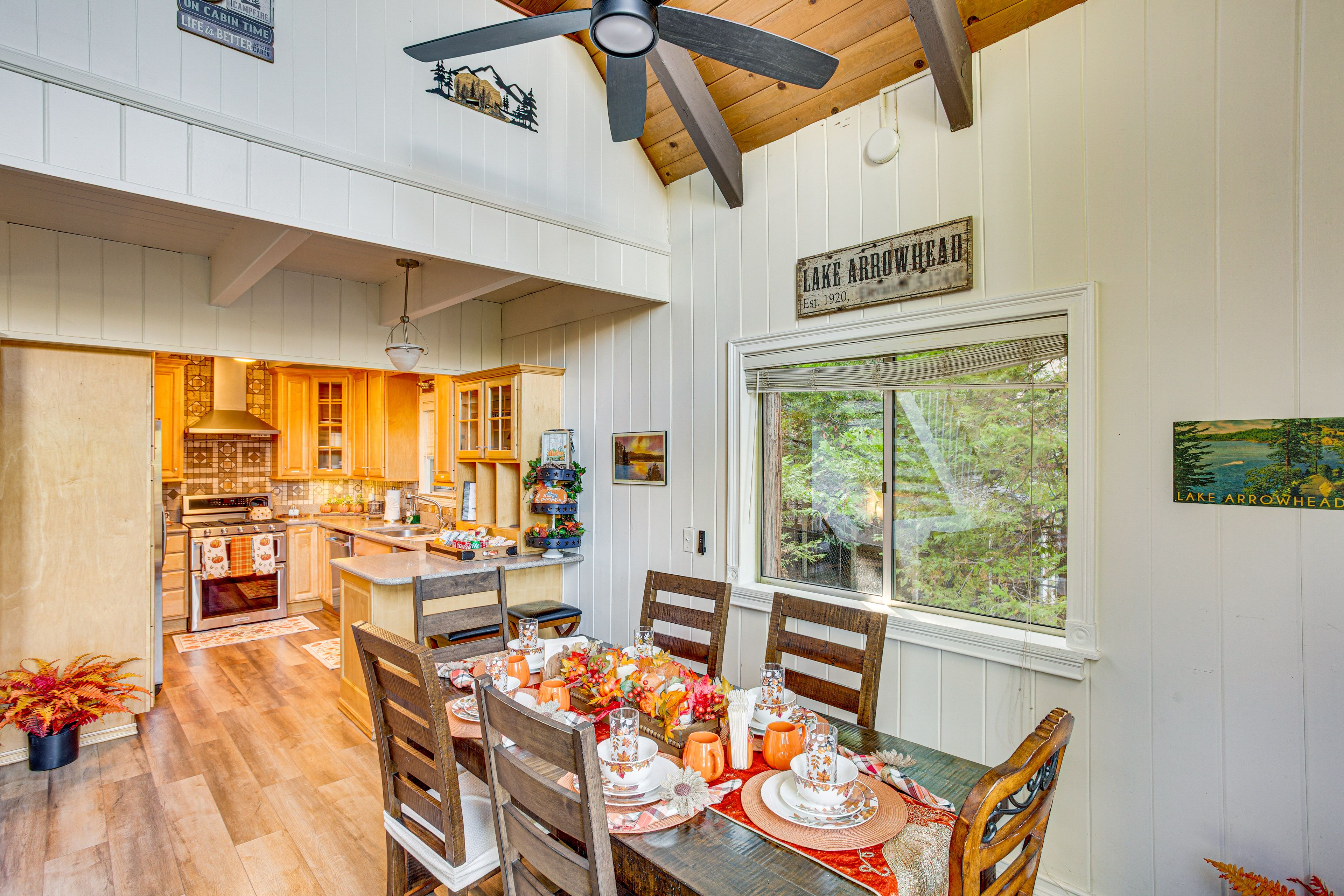 Dining Area | Dishes & Flatware Provided | 2nd Floor | High Chair