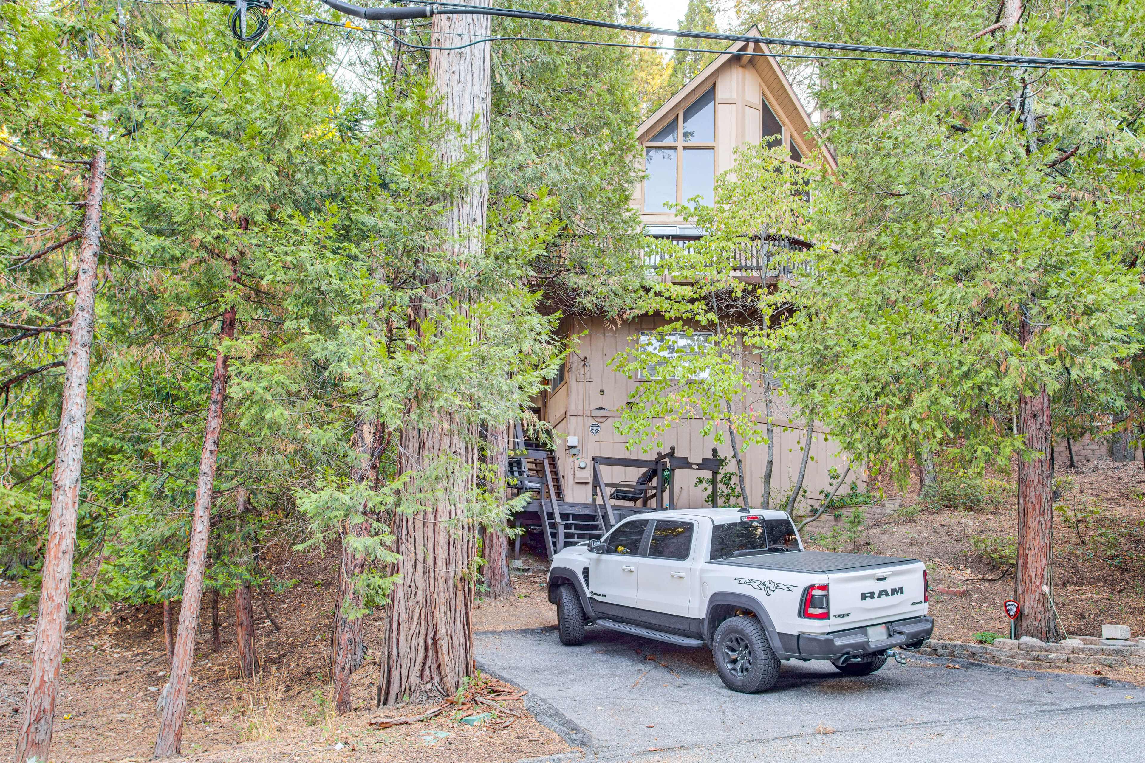 Parking | Driveway (2 Vehicles) | Space Behind Cabin (1 Vehicle)