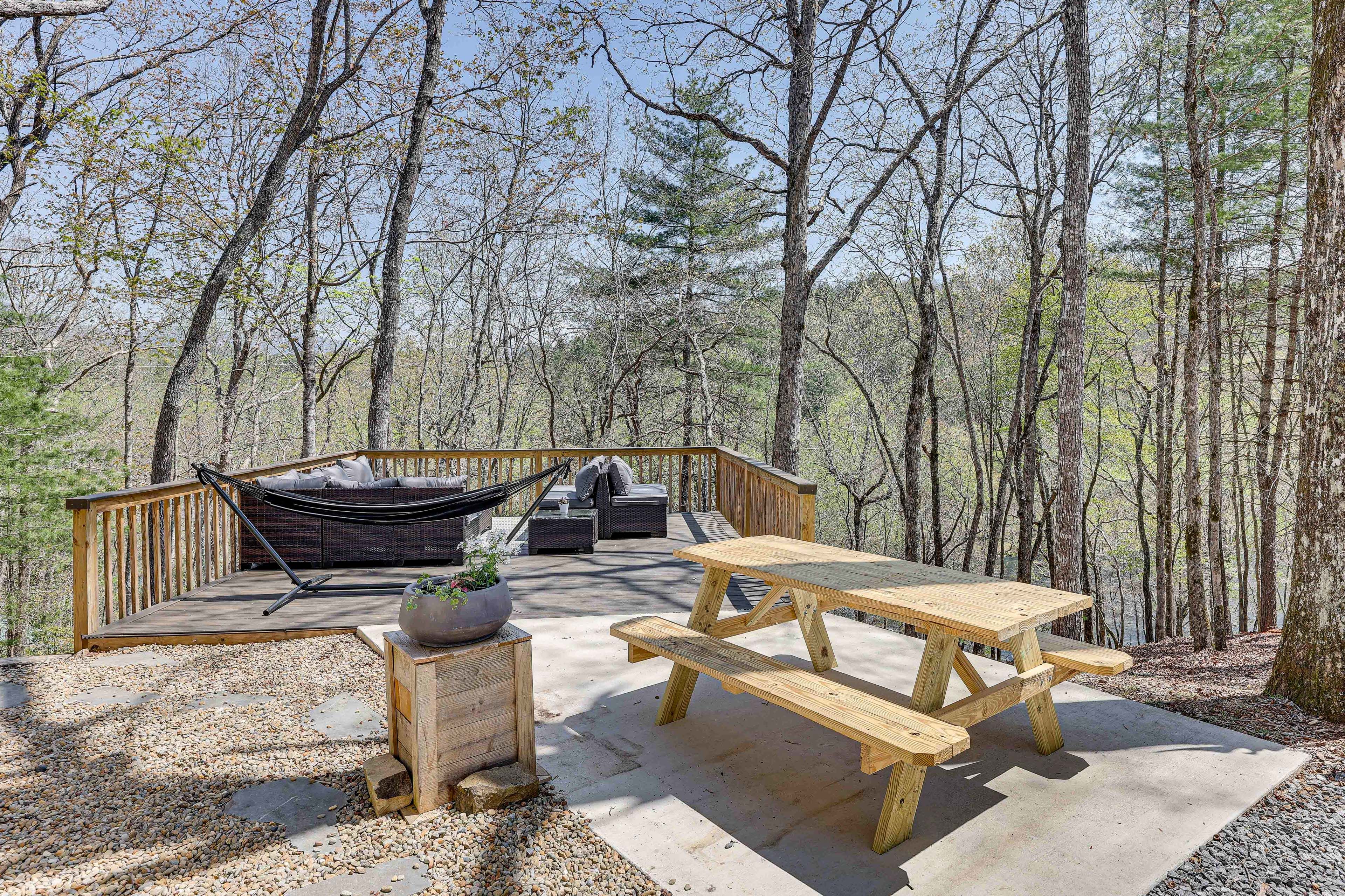 Patio | Furnished Deck