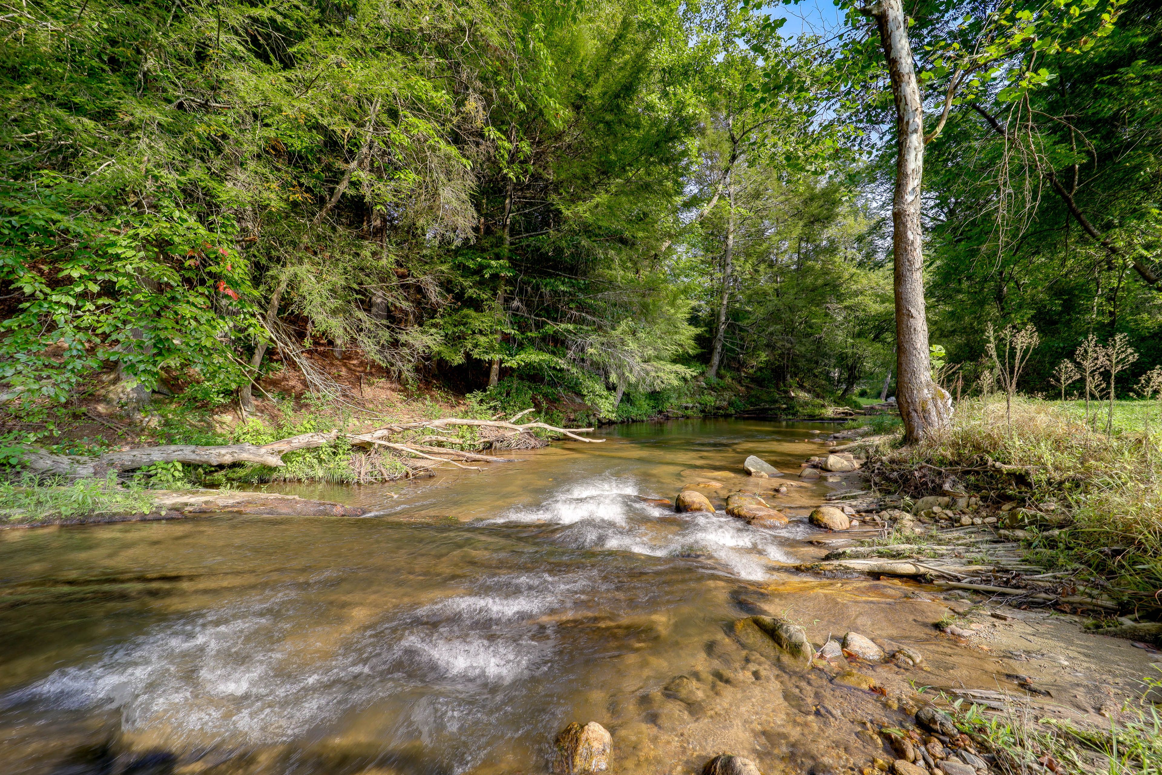 Cabin Exterior | Creek Access On-Site