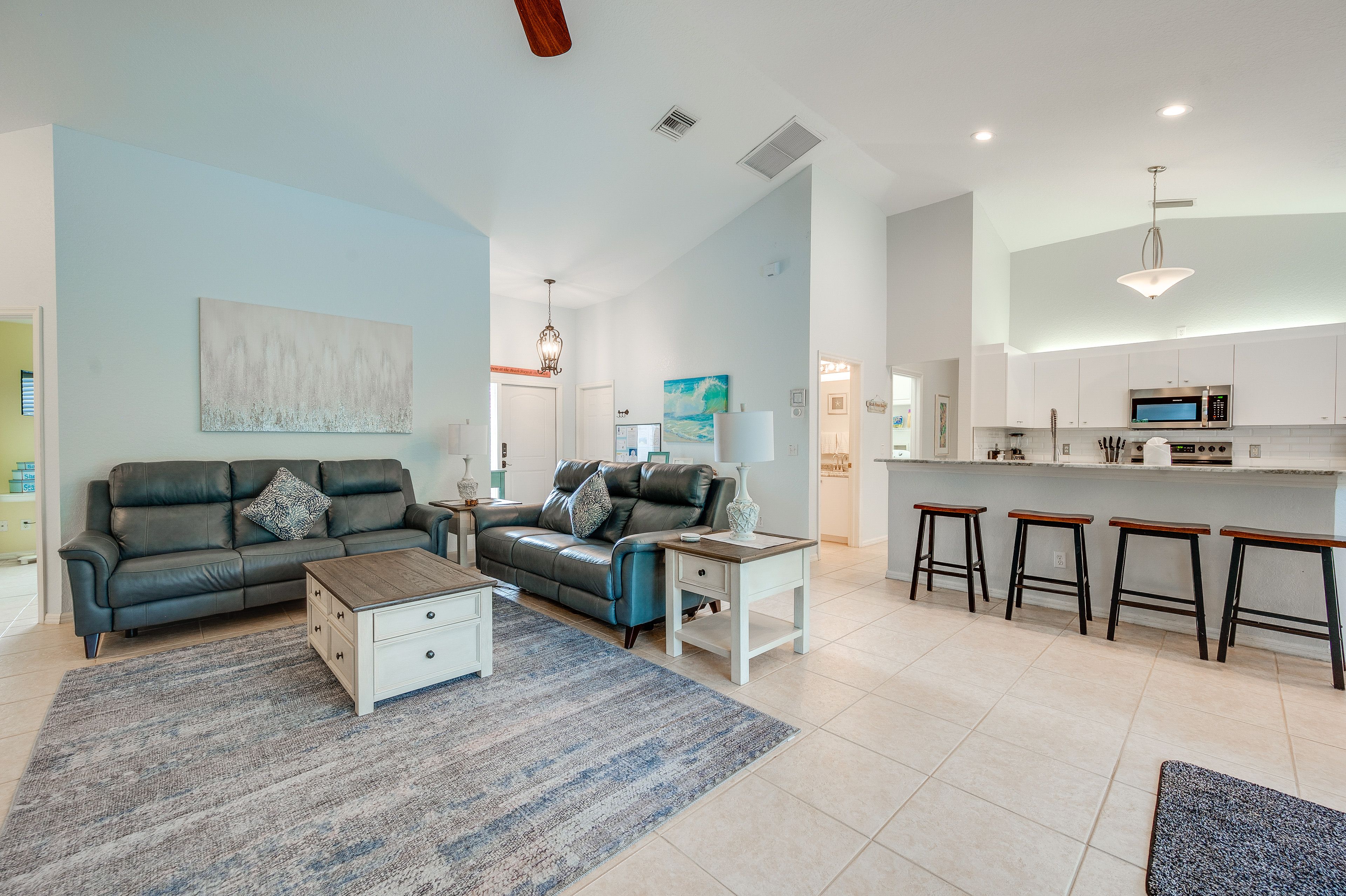 Living Room | Main Floor | Smart TV | Ceiling Fans