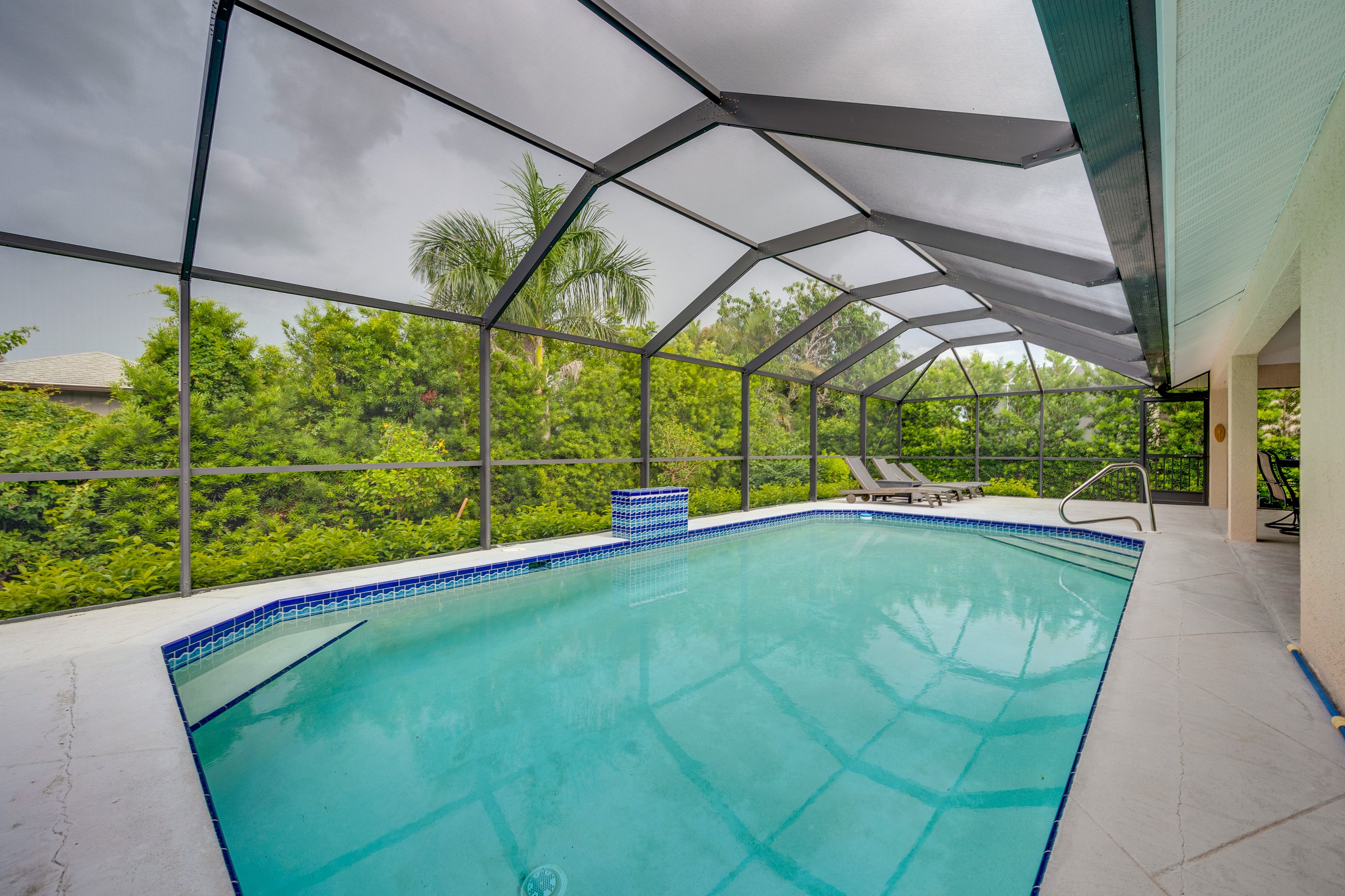 Marco Island Vacation Rental | 3BR | 3BA | 4 Steps Required to Enter