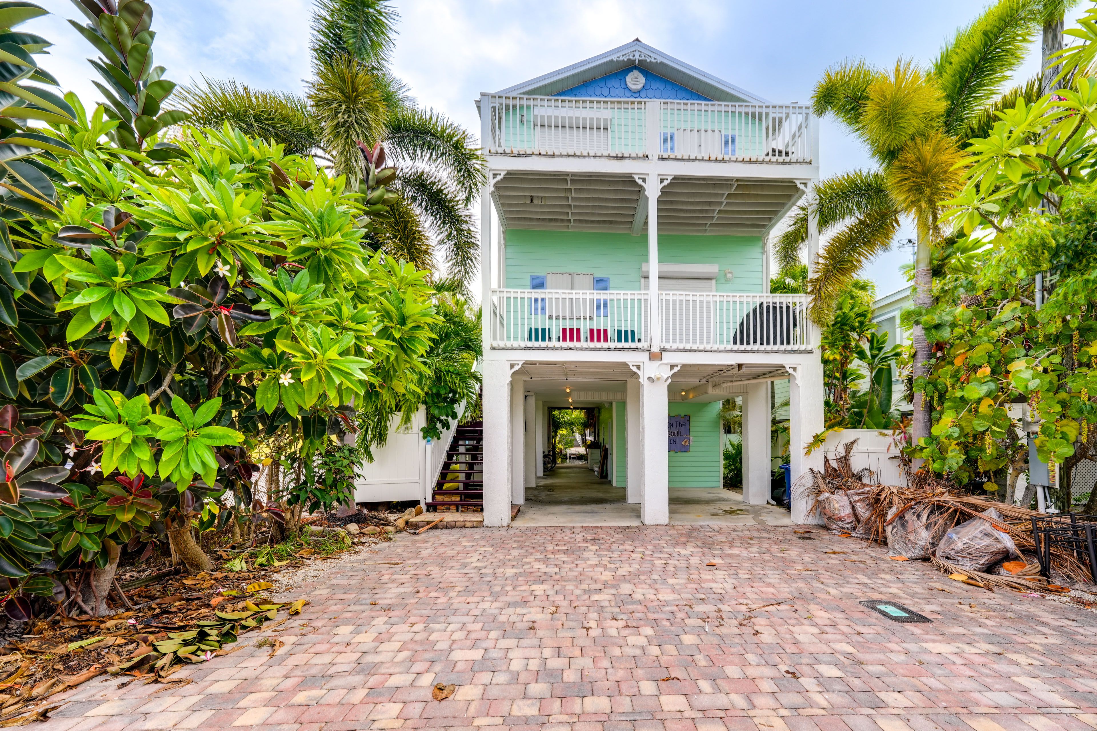 Key West Vacation Rental | 3BR | 2.5BA | 1,399 Sq Ft | Stairs Required