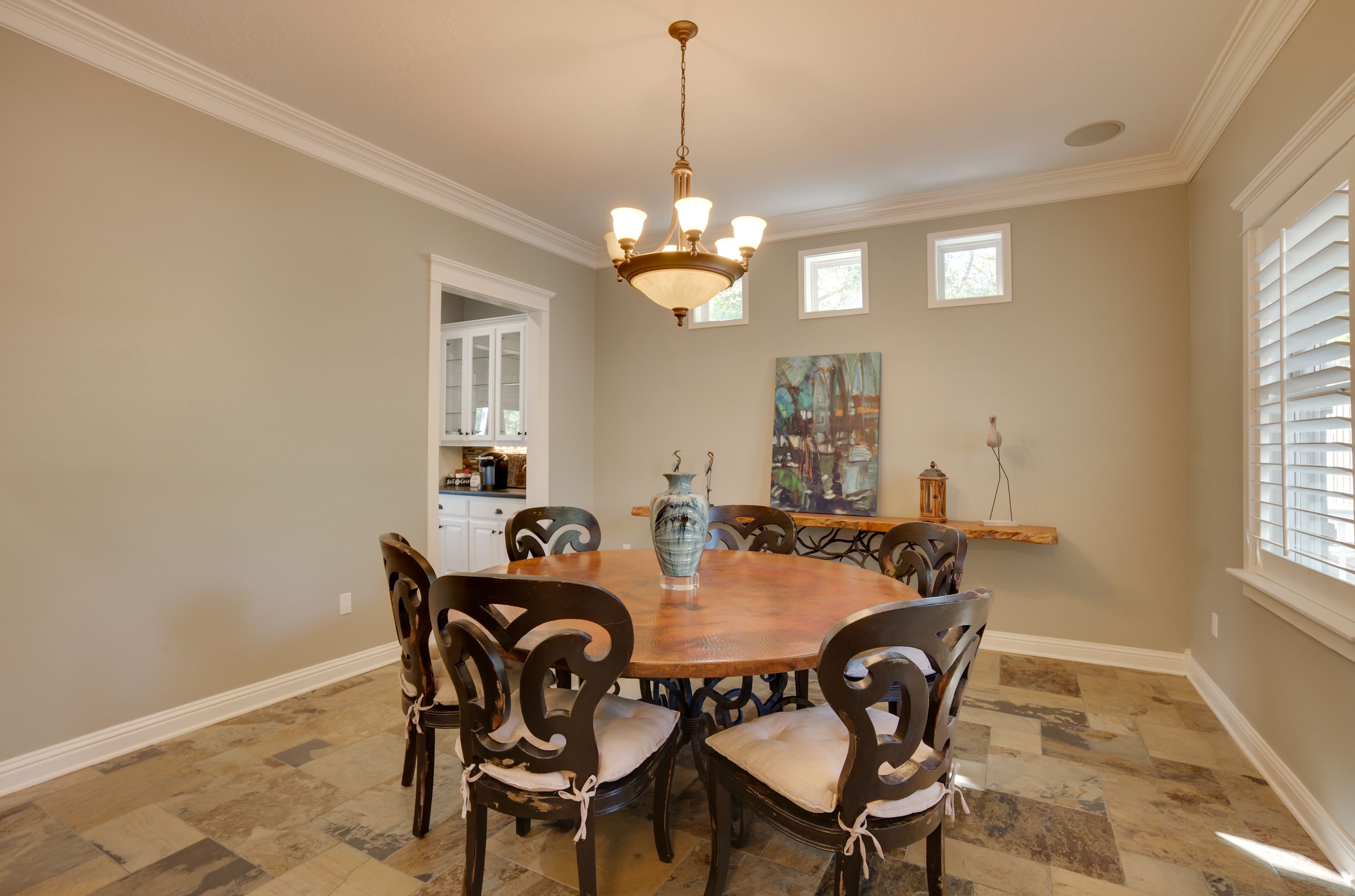 Dining Area | Dishware/Flatware | Trash Bags/Paper Towels