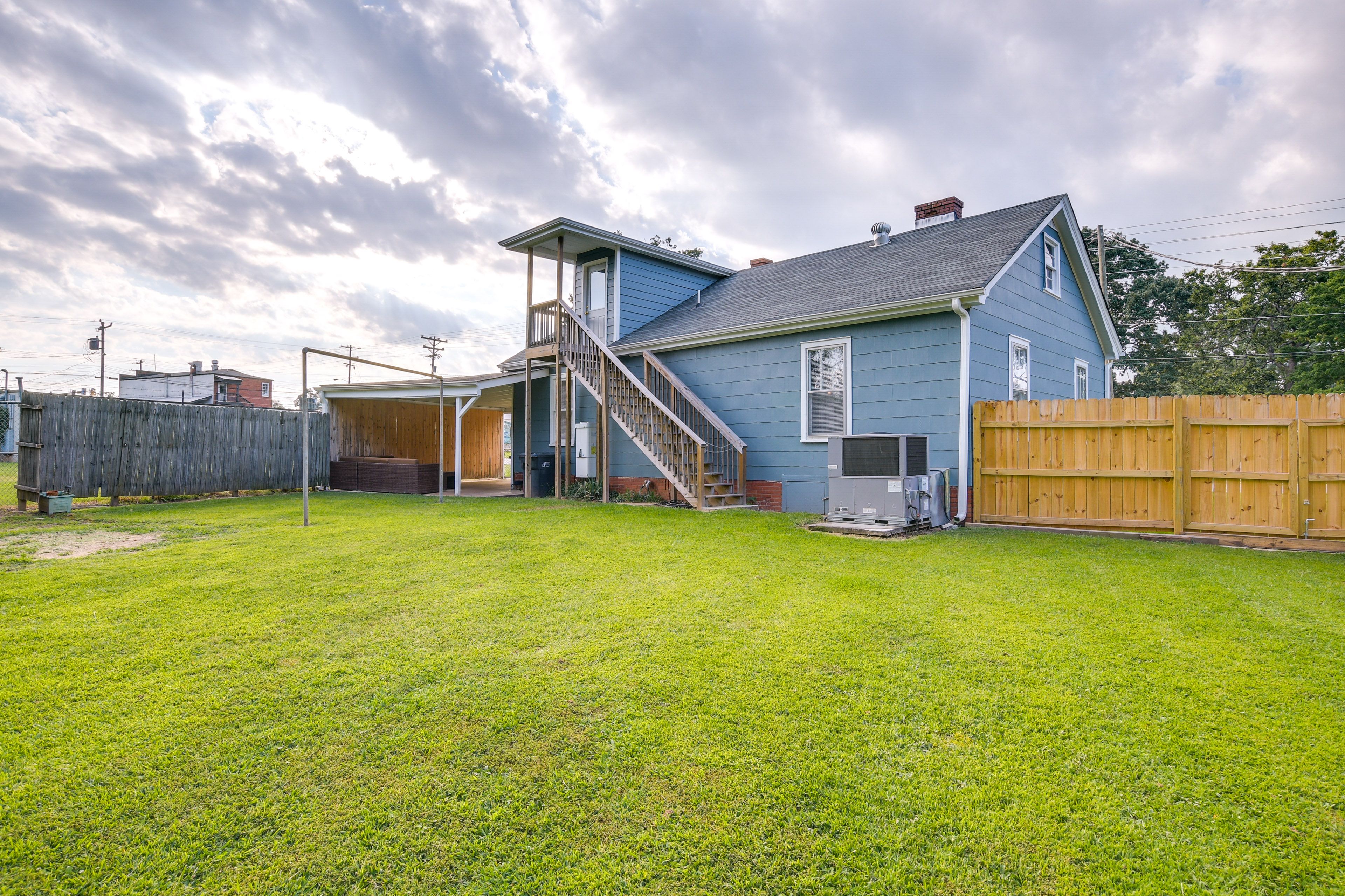Fenced-In Backyard