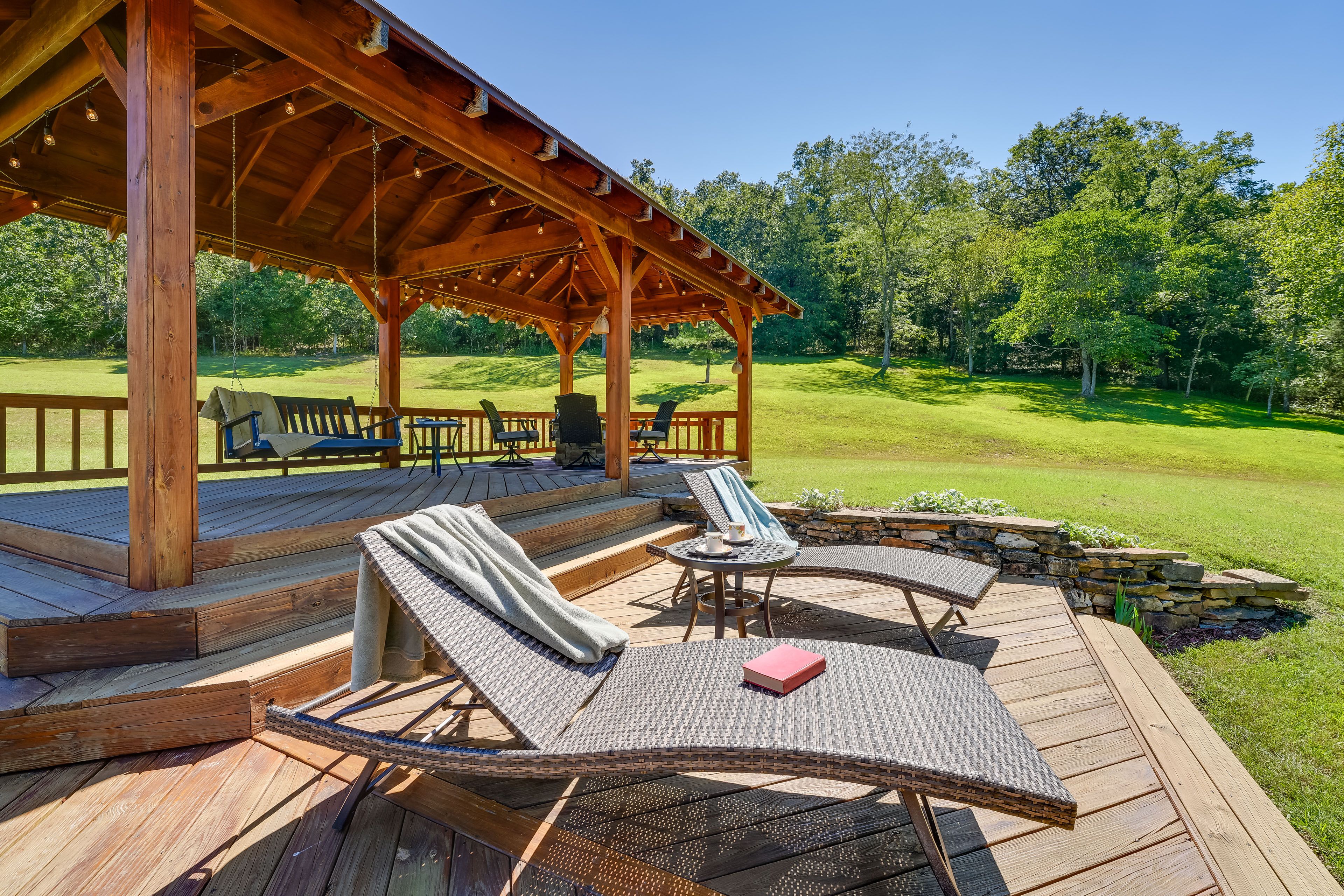Private Gazebo & Deck | Fire Pit | Charcoal Grill | Steps Required to Access