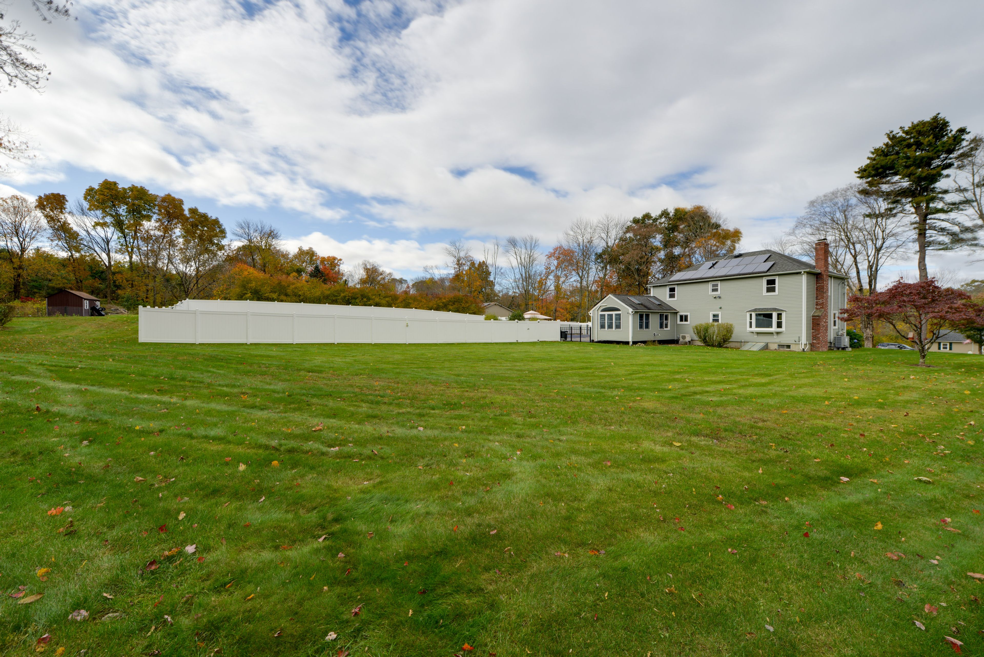 Unfenced Backyard