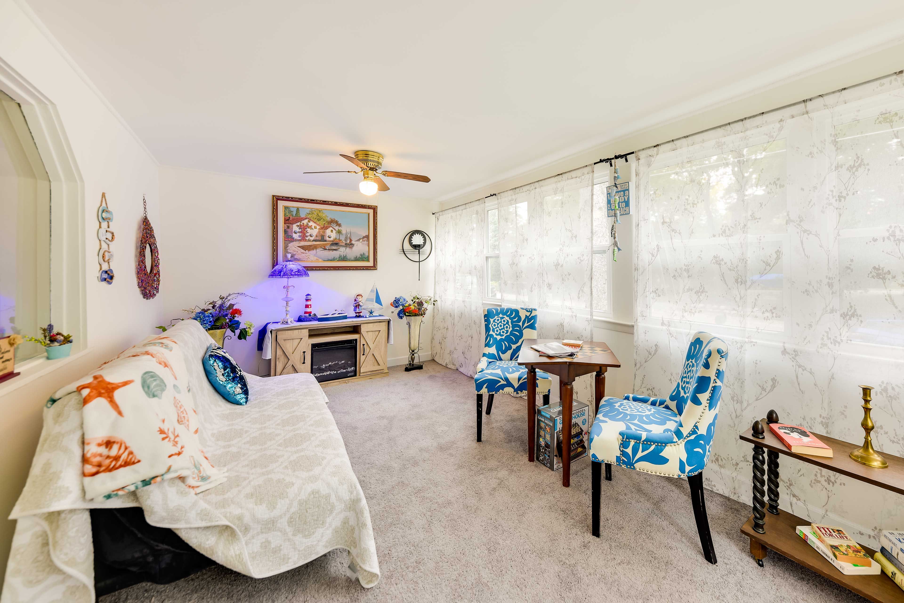 Sunroom | XL Twin Bed | Full Futon | Board Games