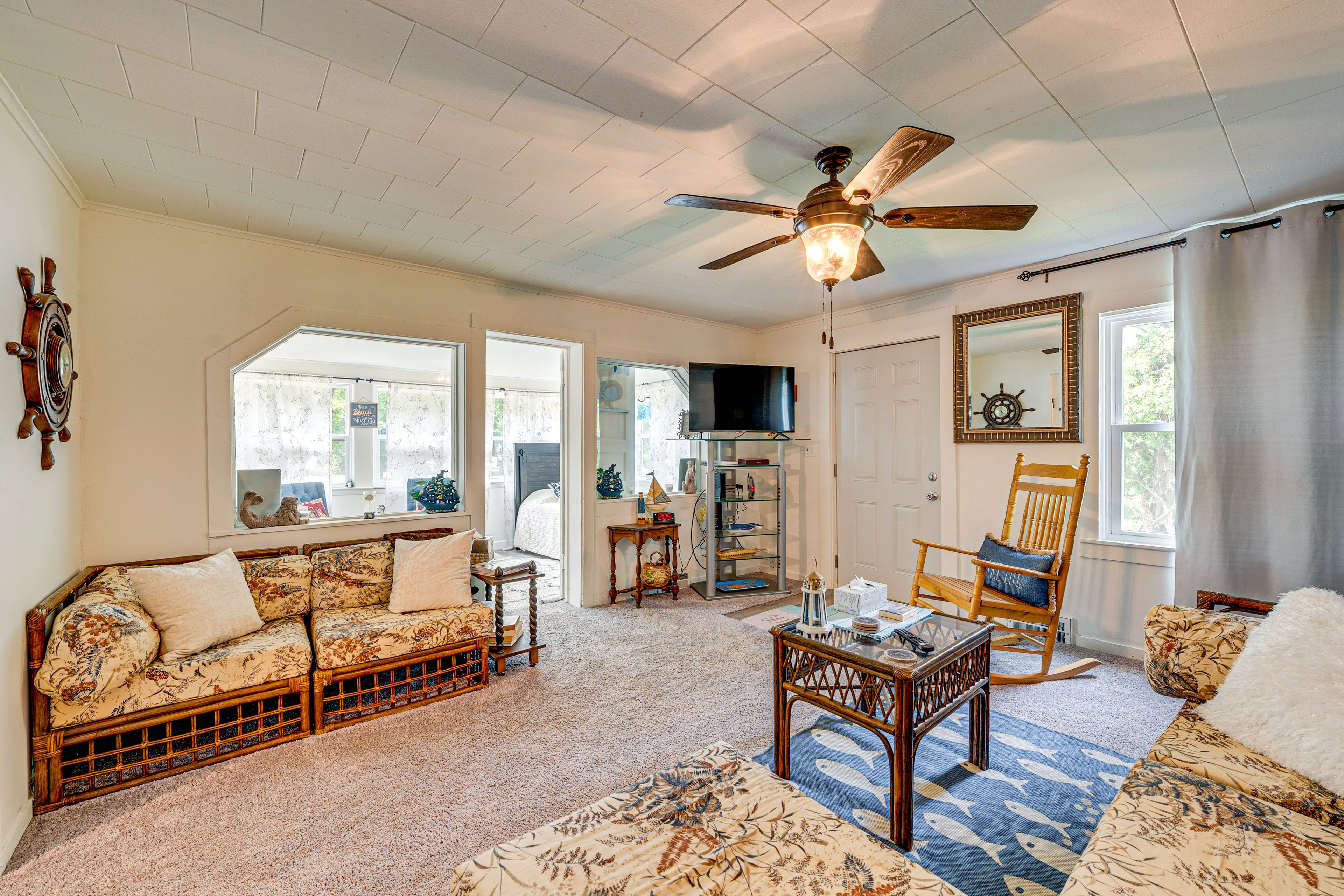 Powers Lake Vacation Rental | 3BR | 1.5BA | 1,200 Sq Ft | Stairs Required