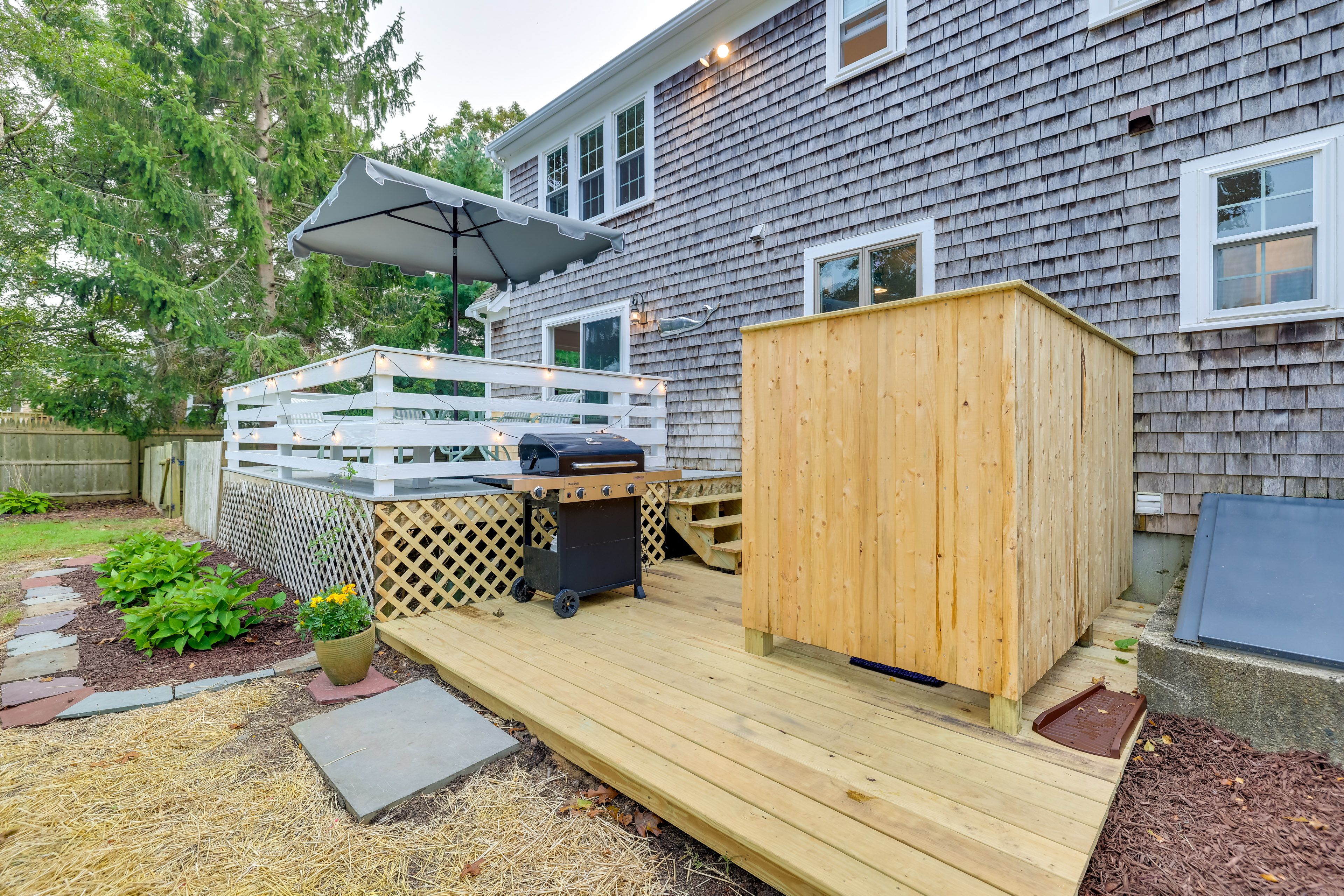 Fenced-In Backyard