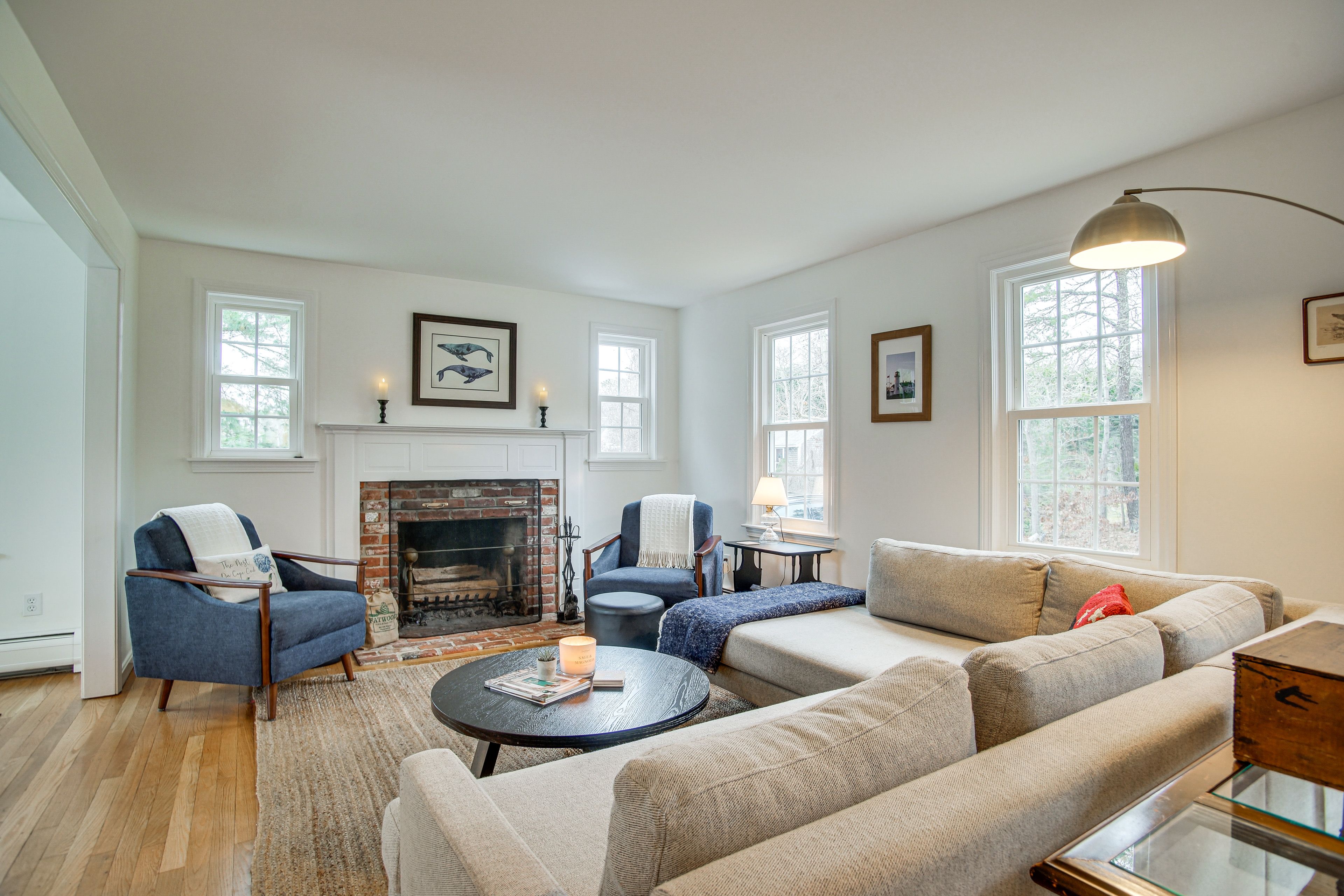 Living Room | Main Floor | Free WiFi | Central Heat | Mini Split A/C Units