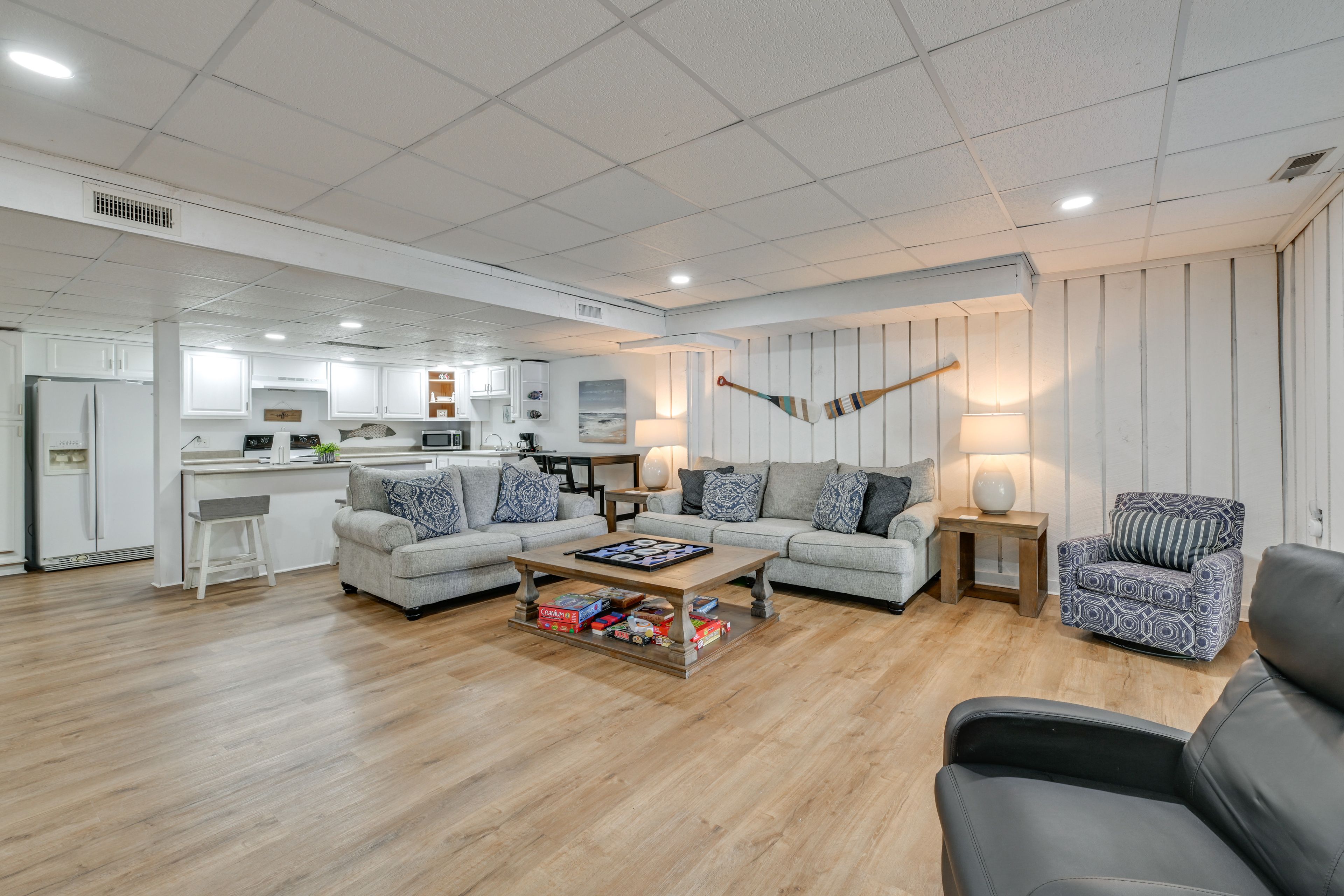 Den | Lower Level | Foosball Table | Patio Access