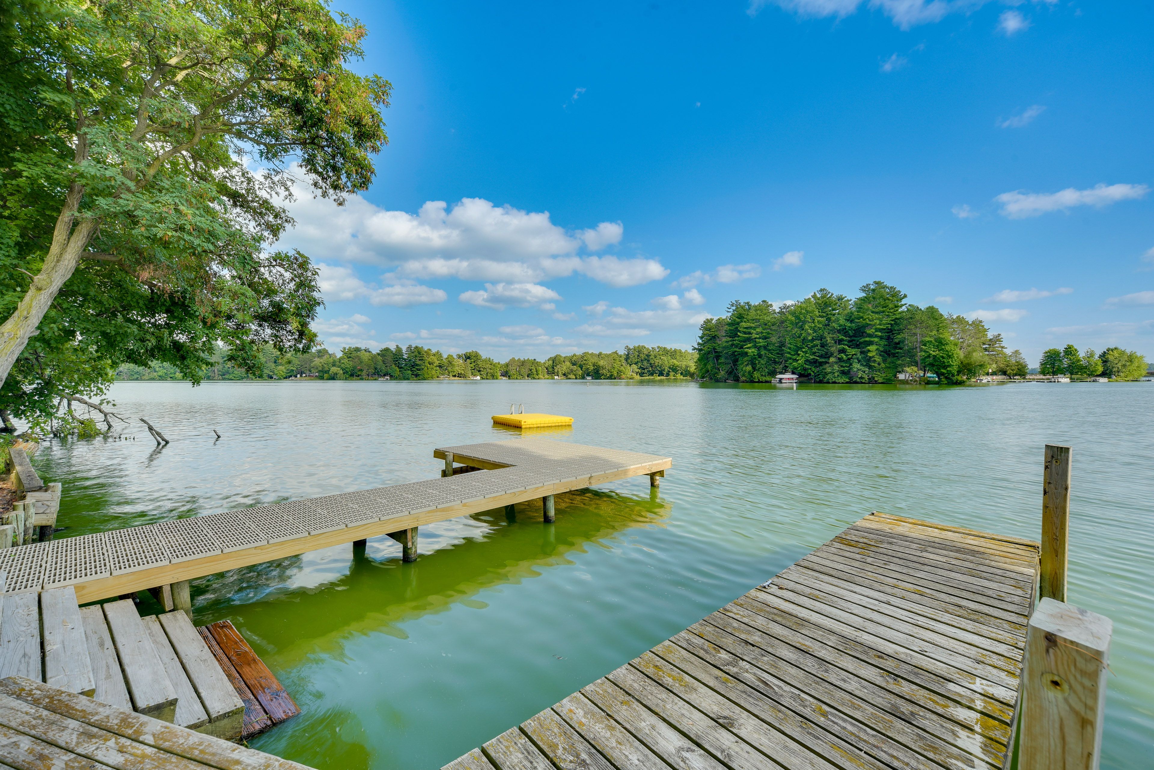 Cabin Exterior | Private Dock | Lake Access