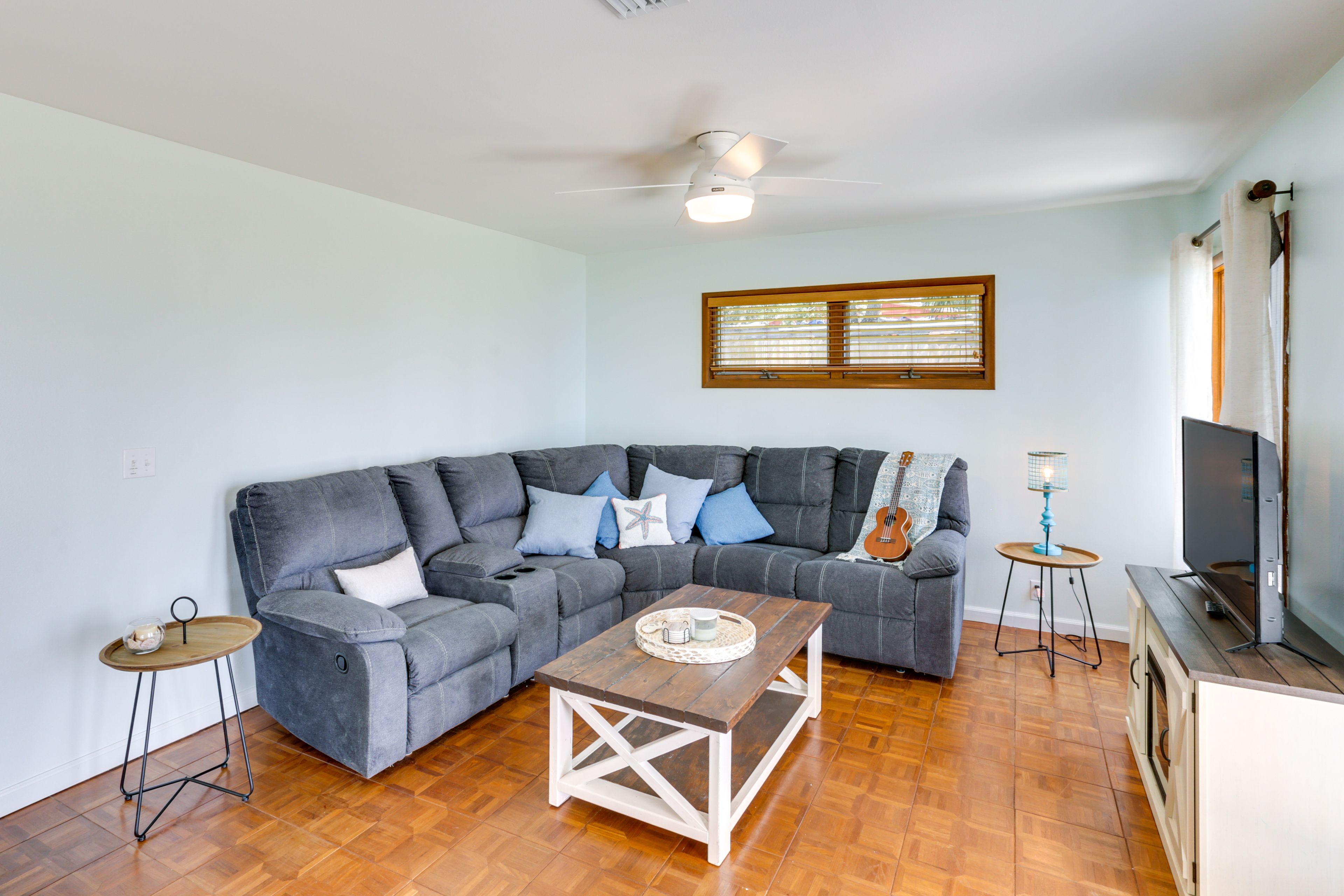 Living Room | Smart TV | Electric Fireplace
