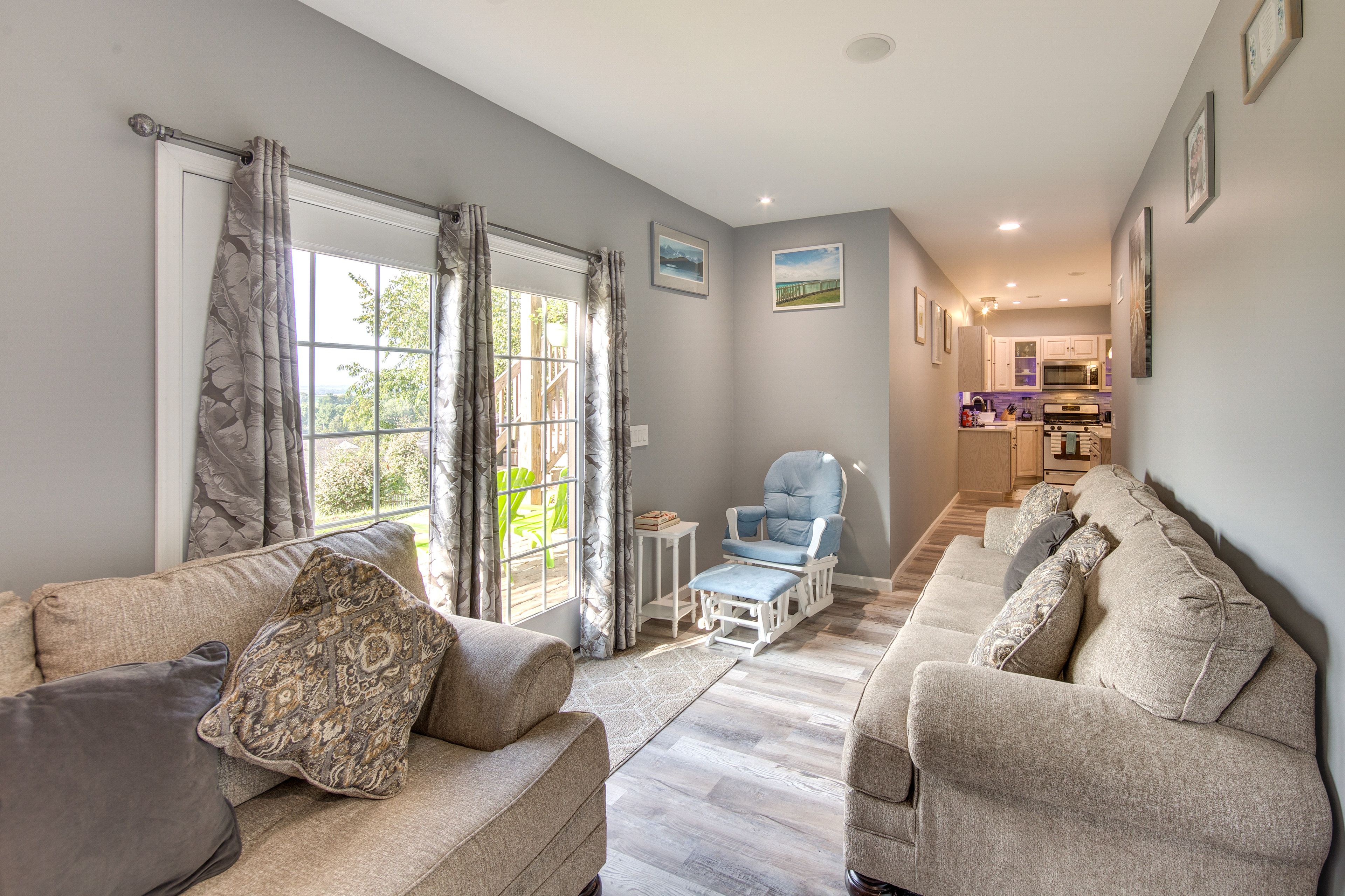 Living Room | Queen Sleeper Sofa | Main Floor | Wireless Speakers