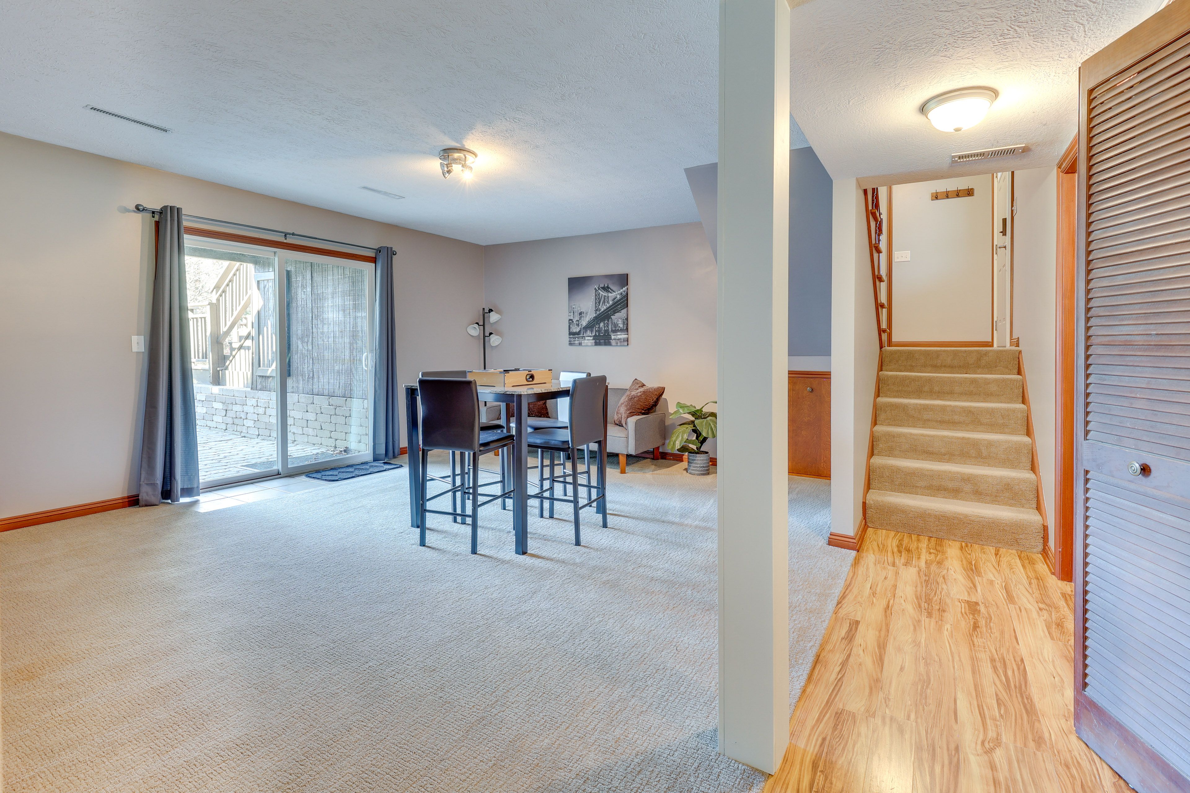 Family Room | Full Futon | Access to Patio