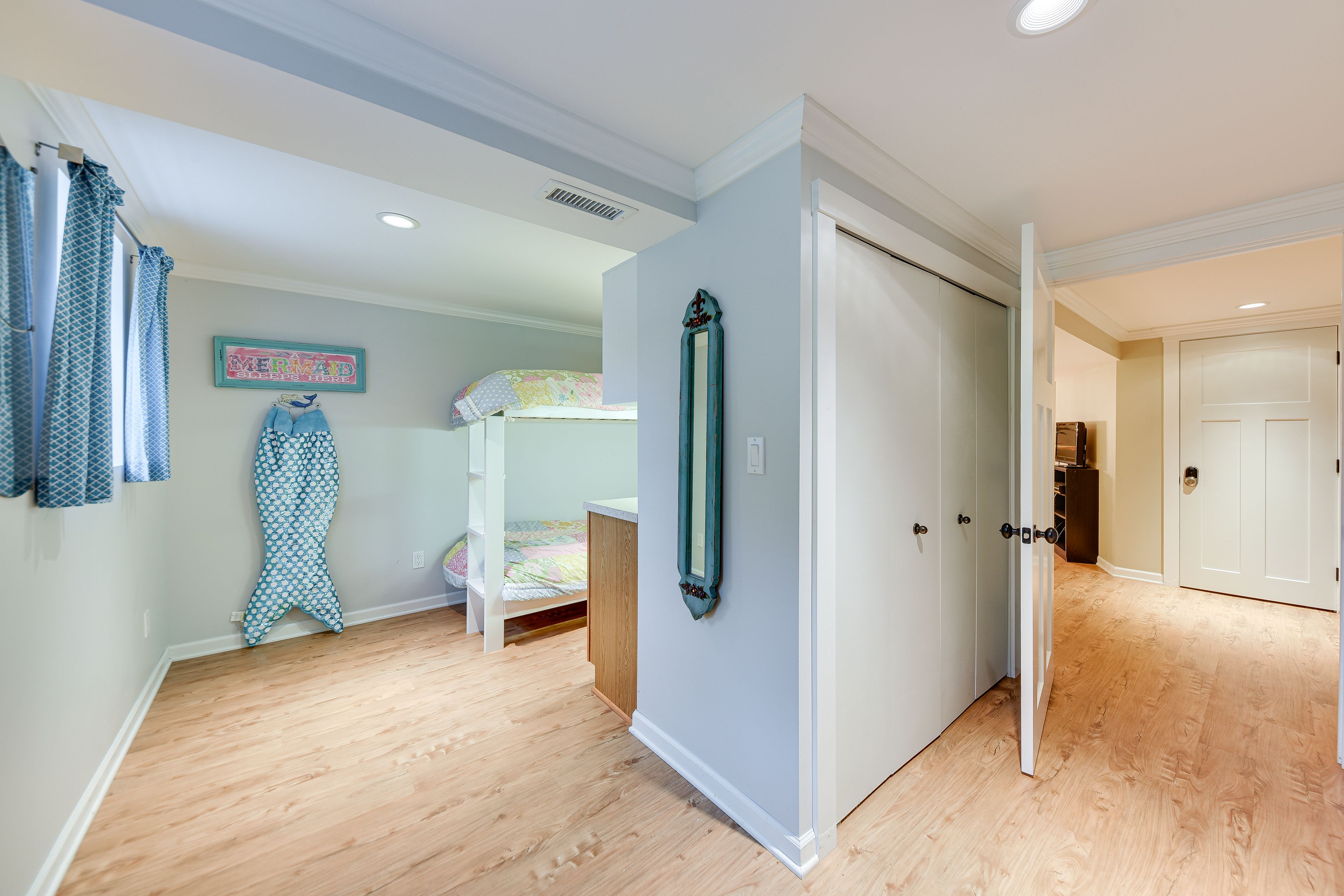 Bedroom 3 | Twin Bunk Bed | Basement