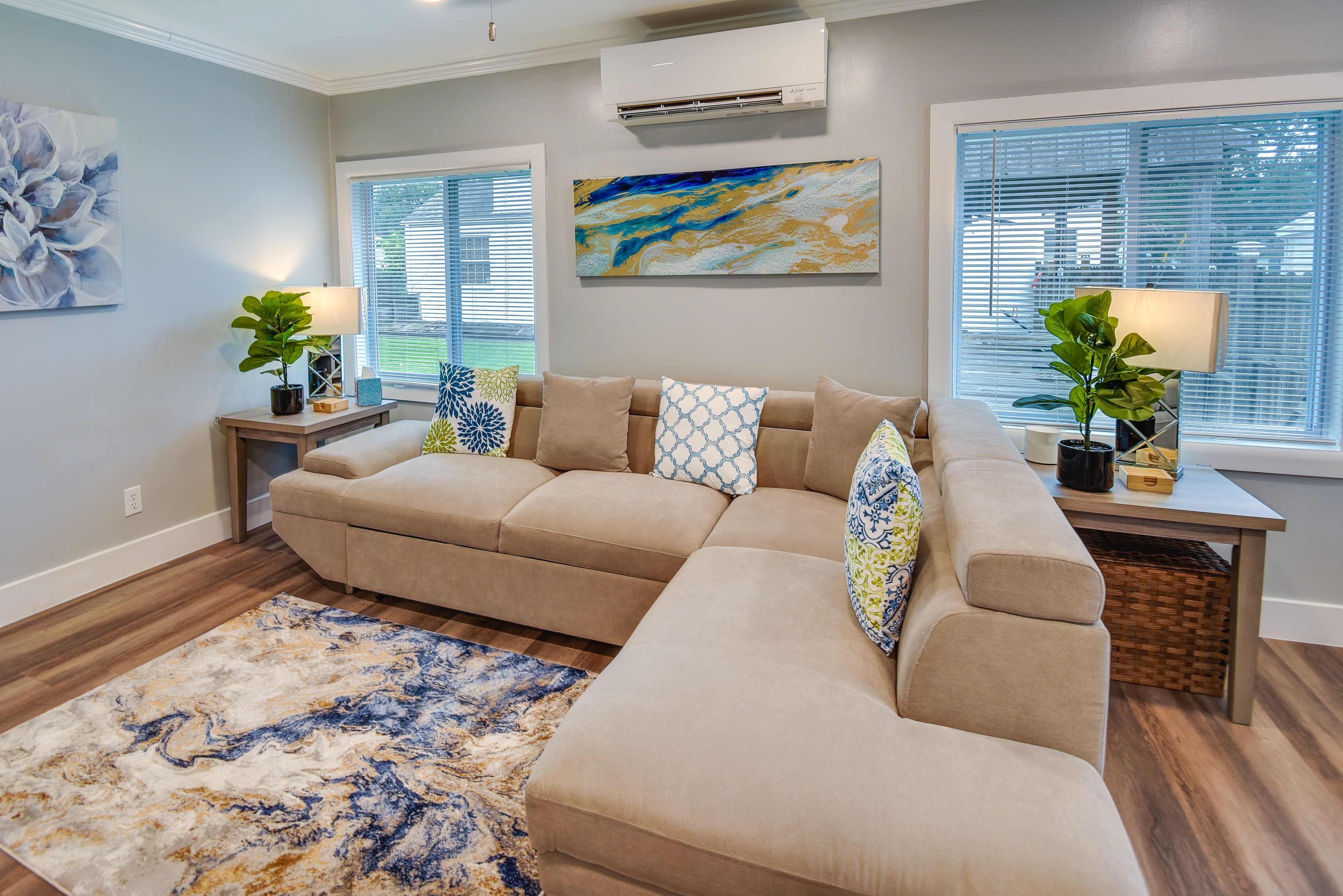 Living Room | Queen Sleeper Sofa | Smart TV