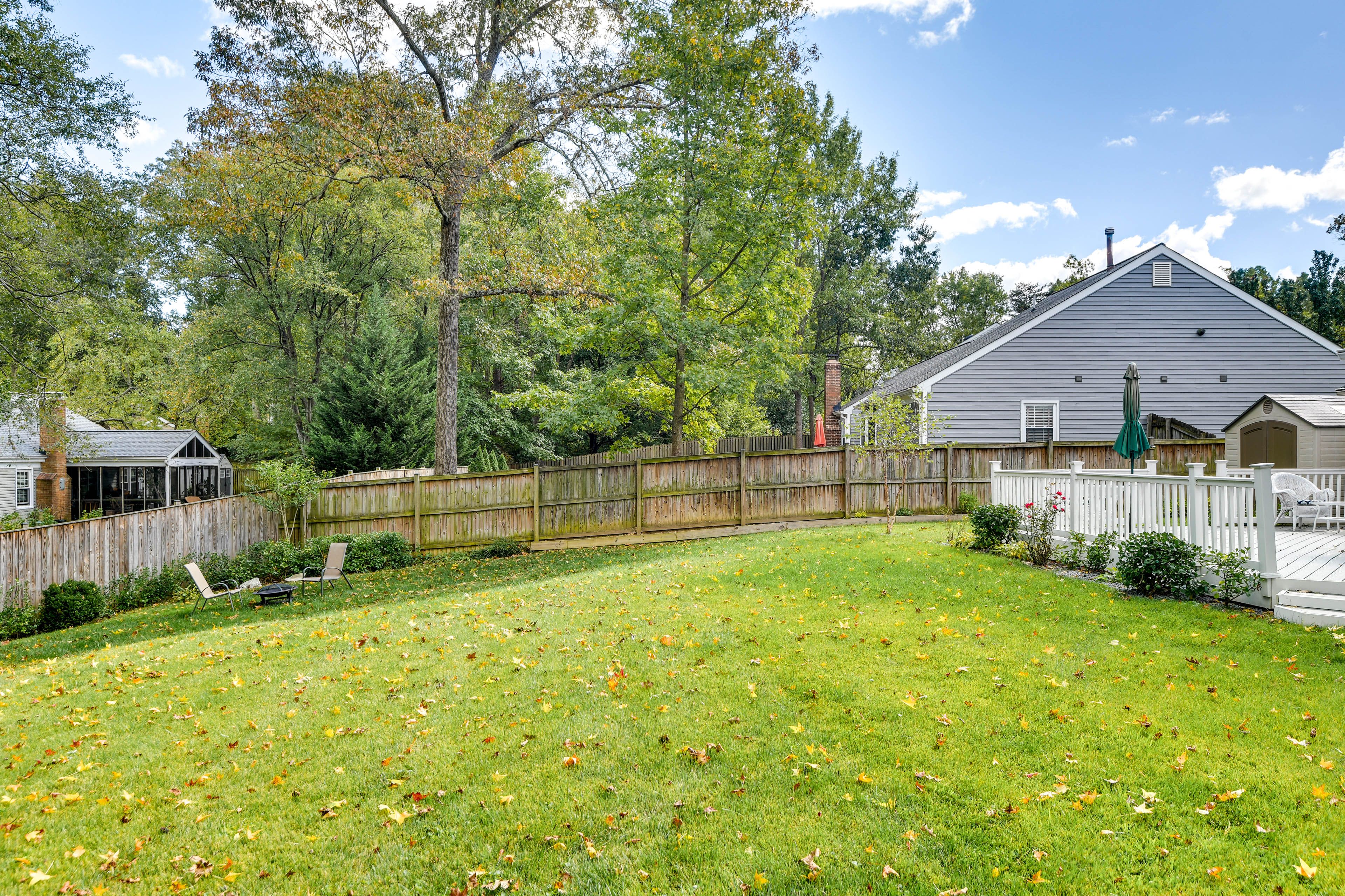 Fenced Backyard