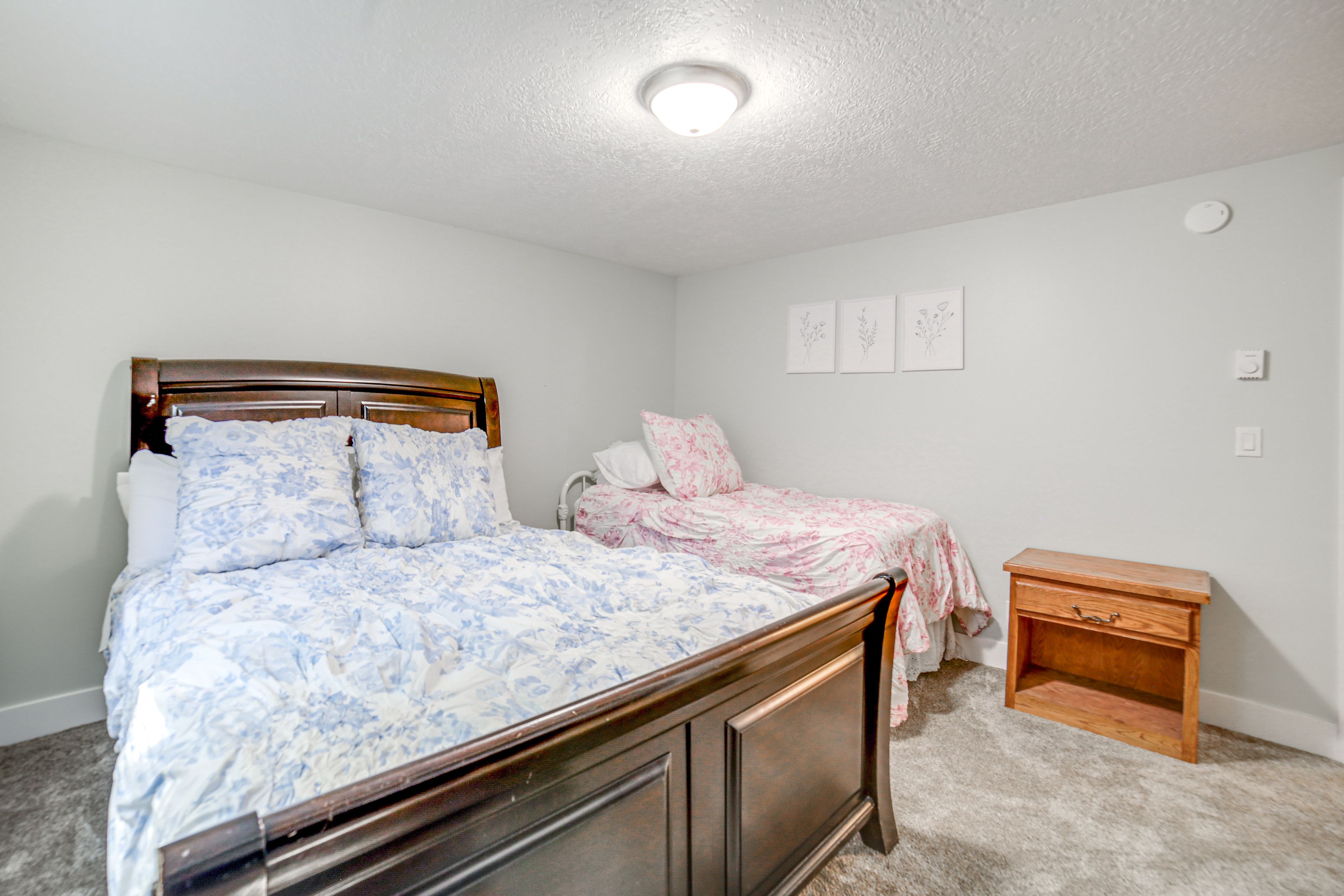 Bedroom 4 | Queen Bed | Twin Bed | Basement