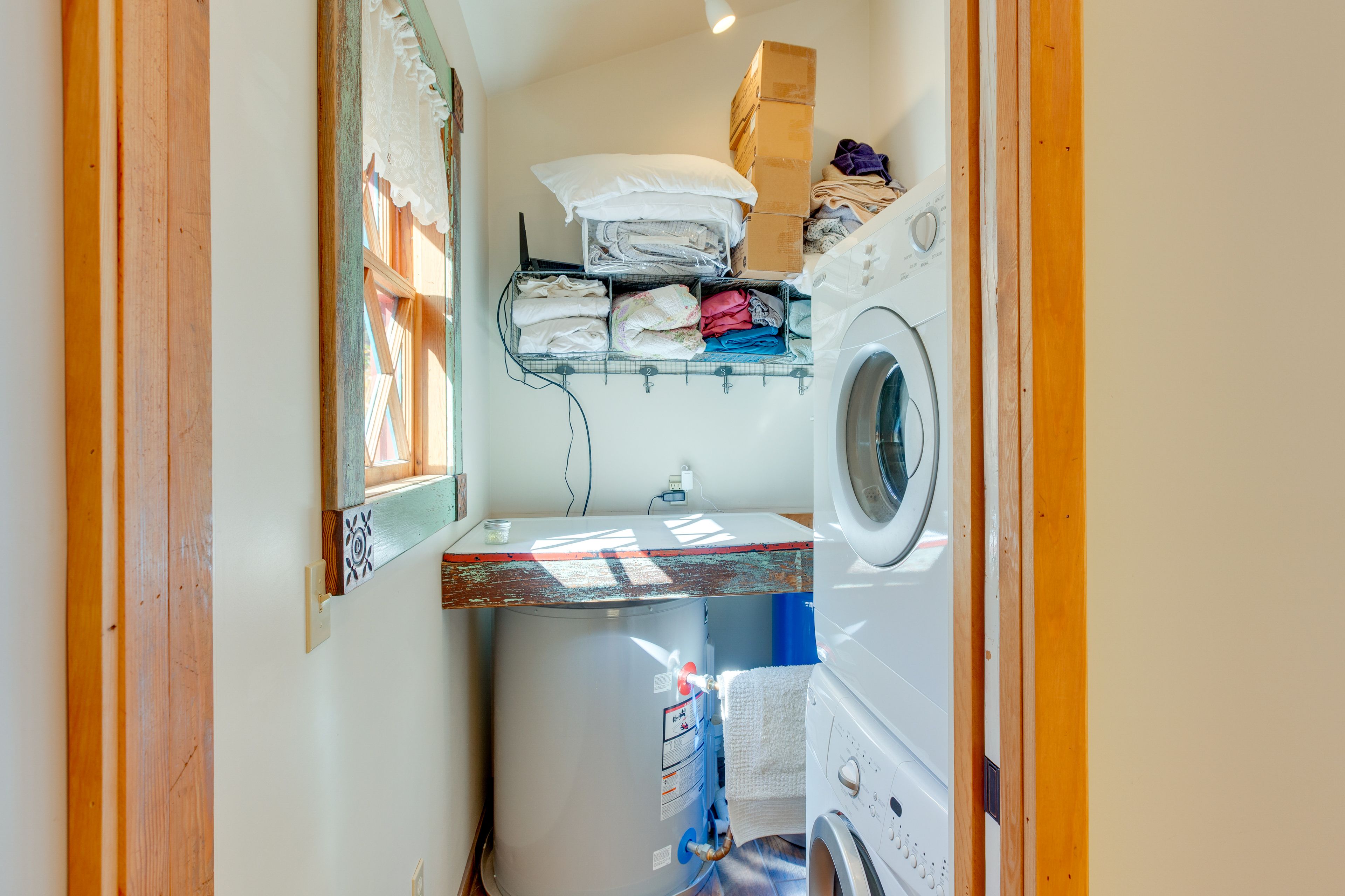 Washer & Dryer | Access via Loft