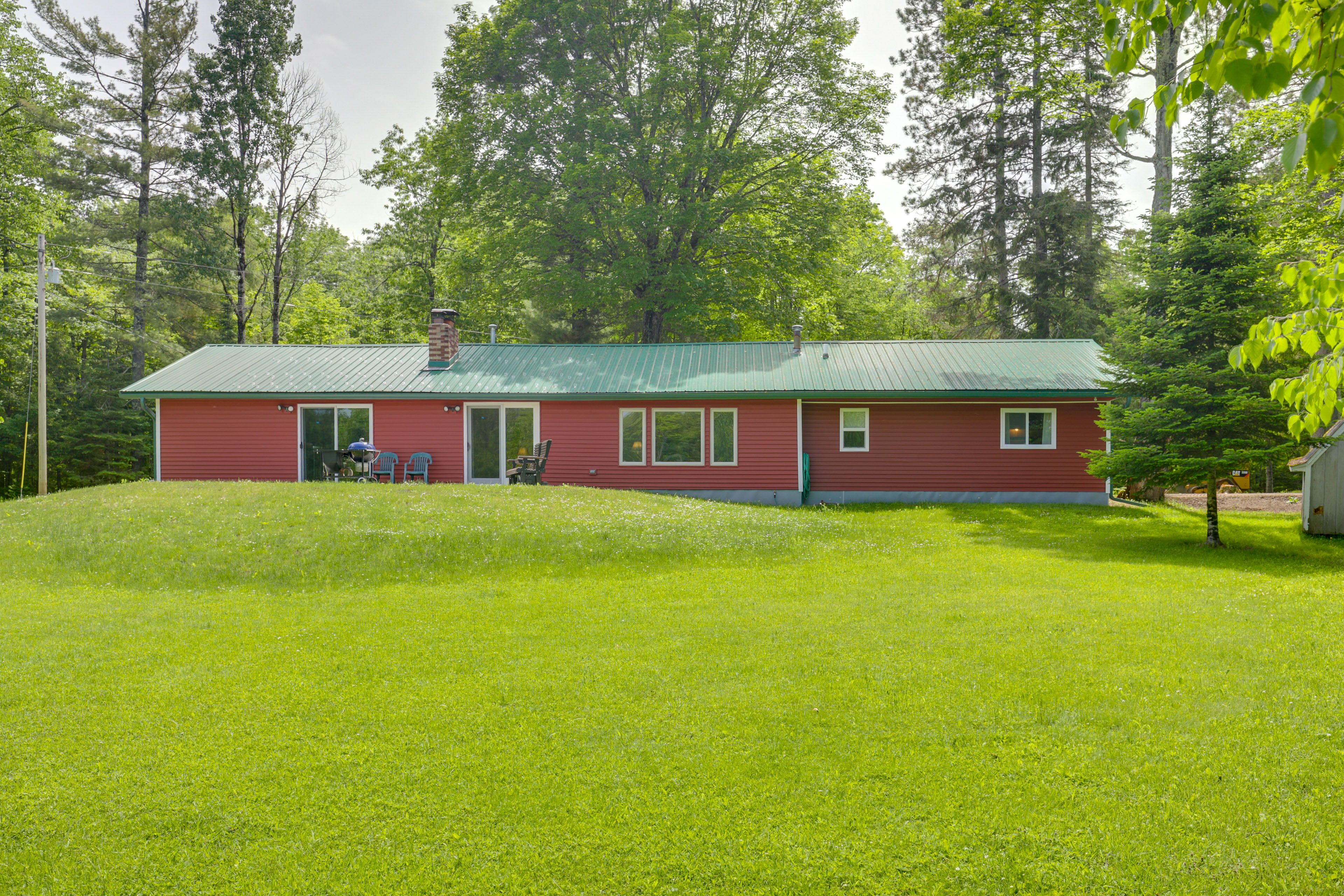 Back Exterior | Furnished Patio | Single-Story Home