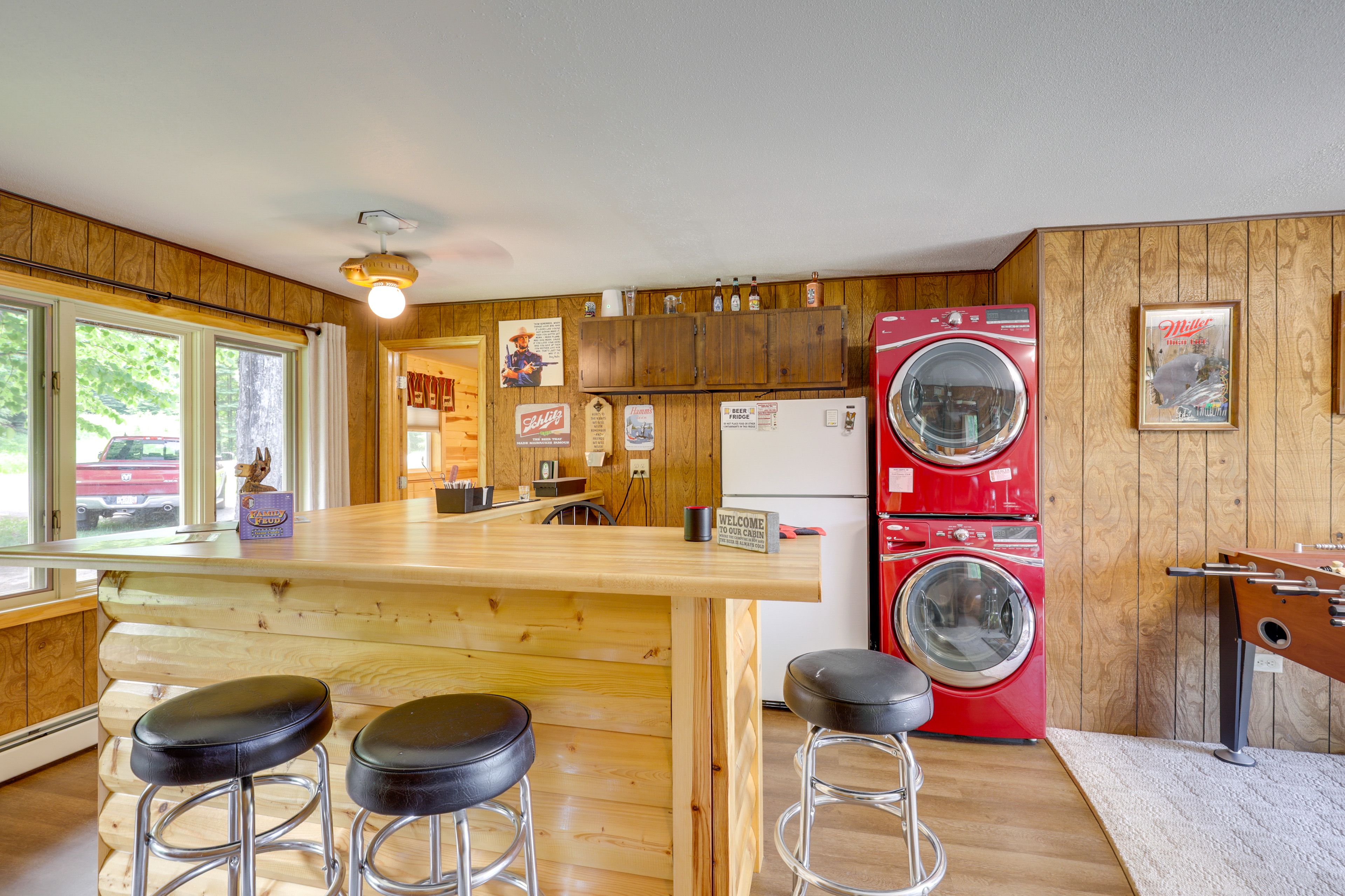 Bar Area | Foosball Table | Washer & Dryer
