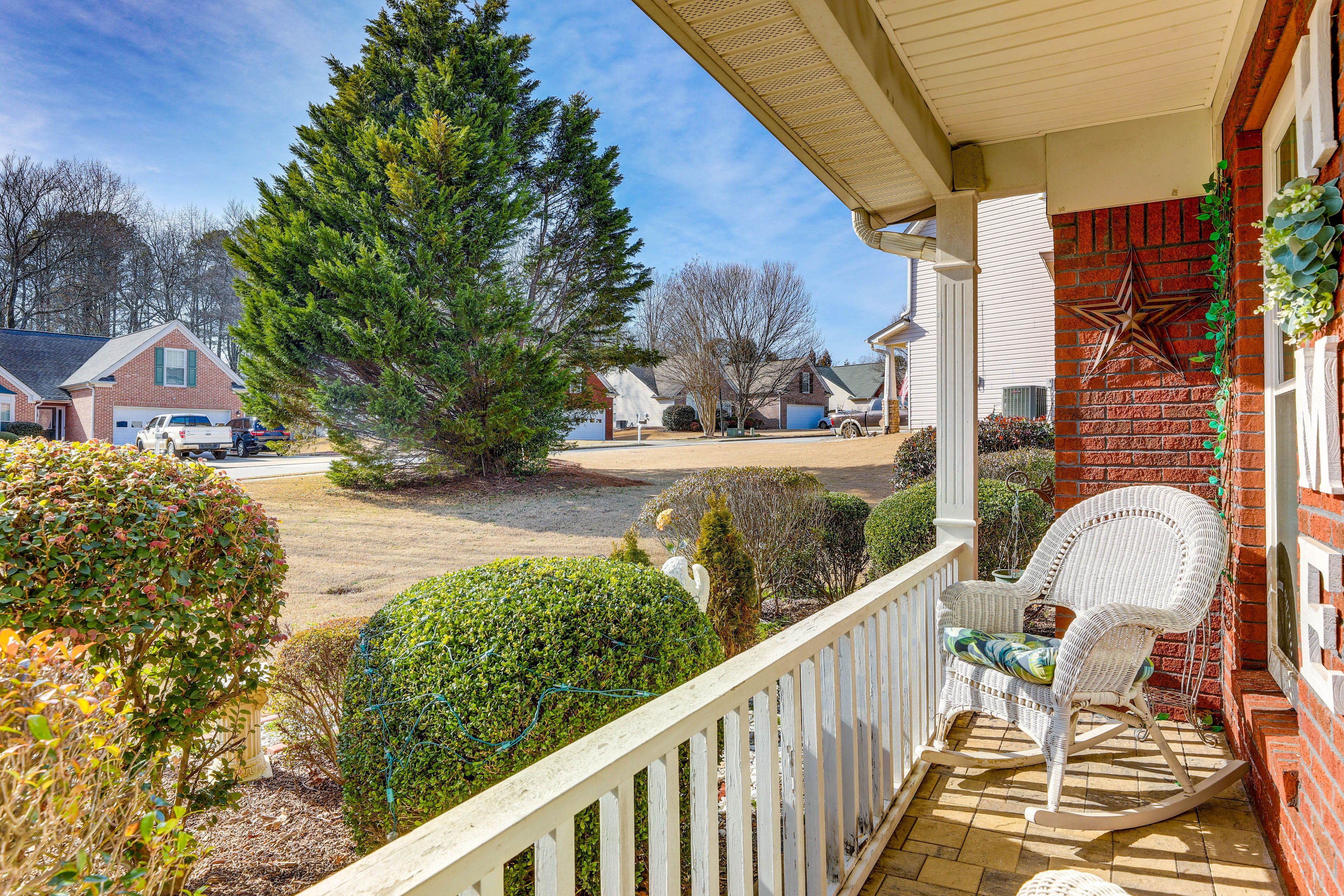 Buford Vacation Rental | 3BR | 1BA | 1,800 Sq Ft | Stairs to Access