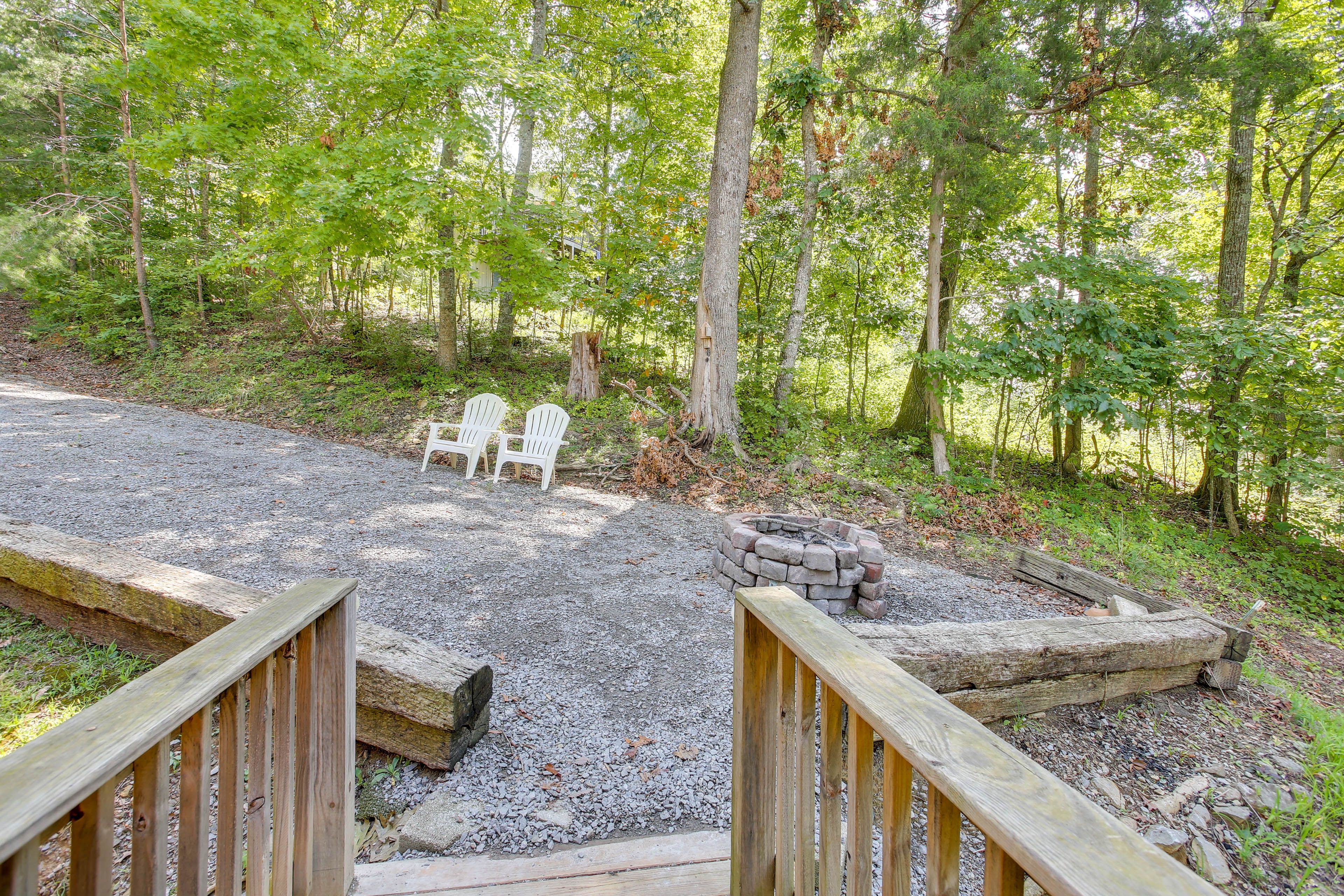 Stairs to Fire Pit