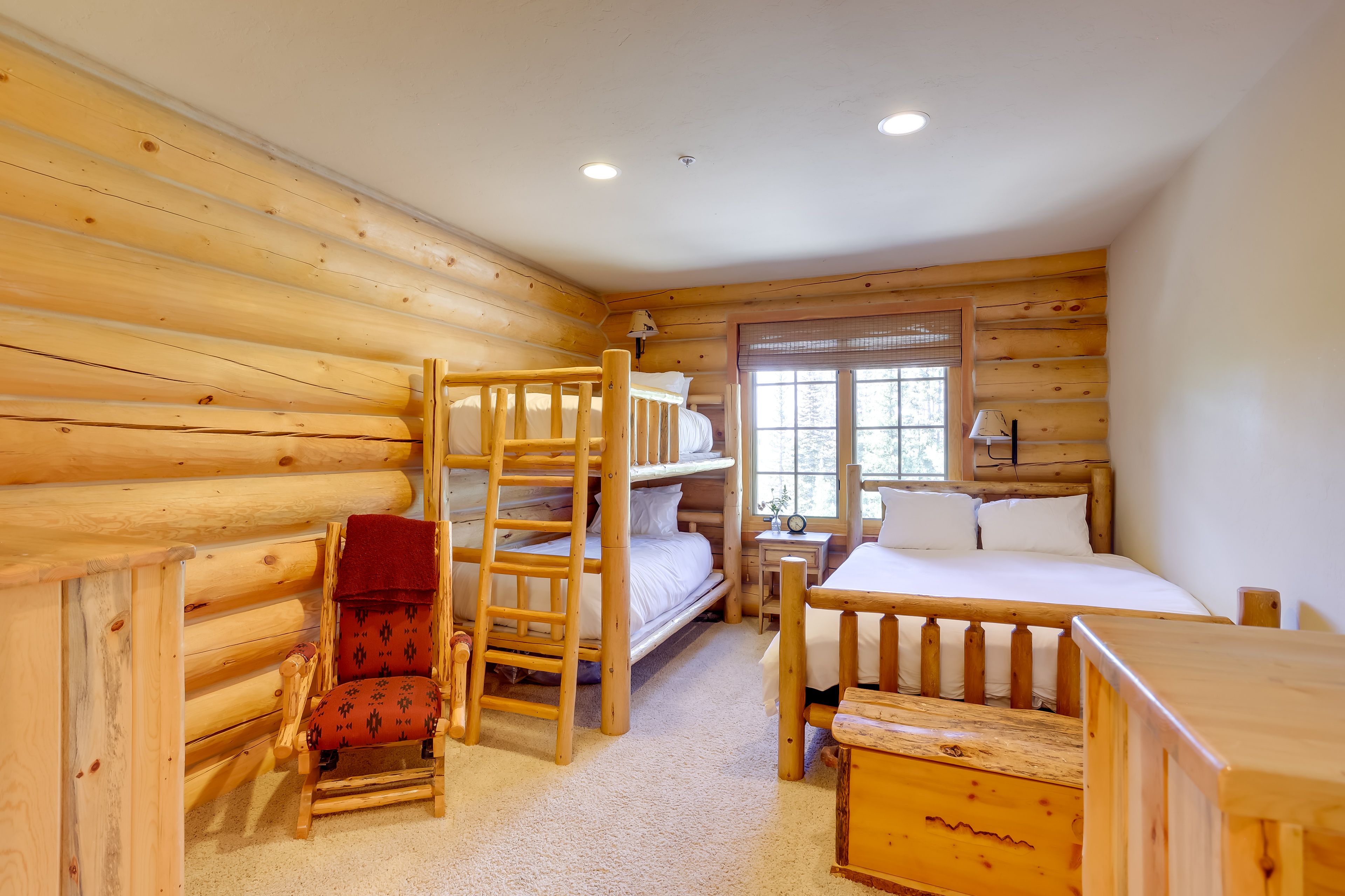 Bedroom 2 | Queen Bed | Twin Bunk Bed
