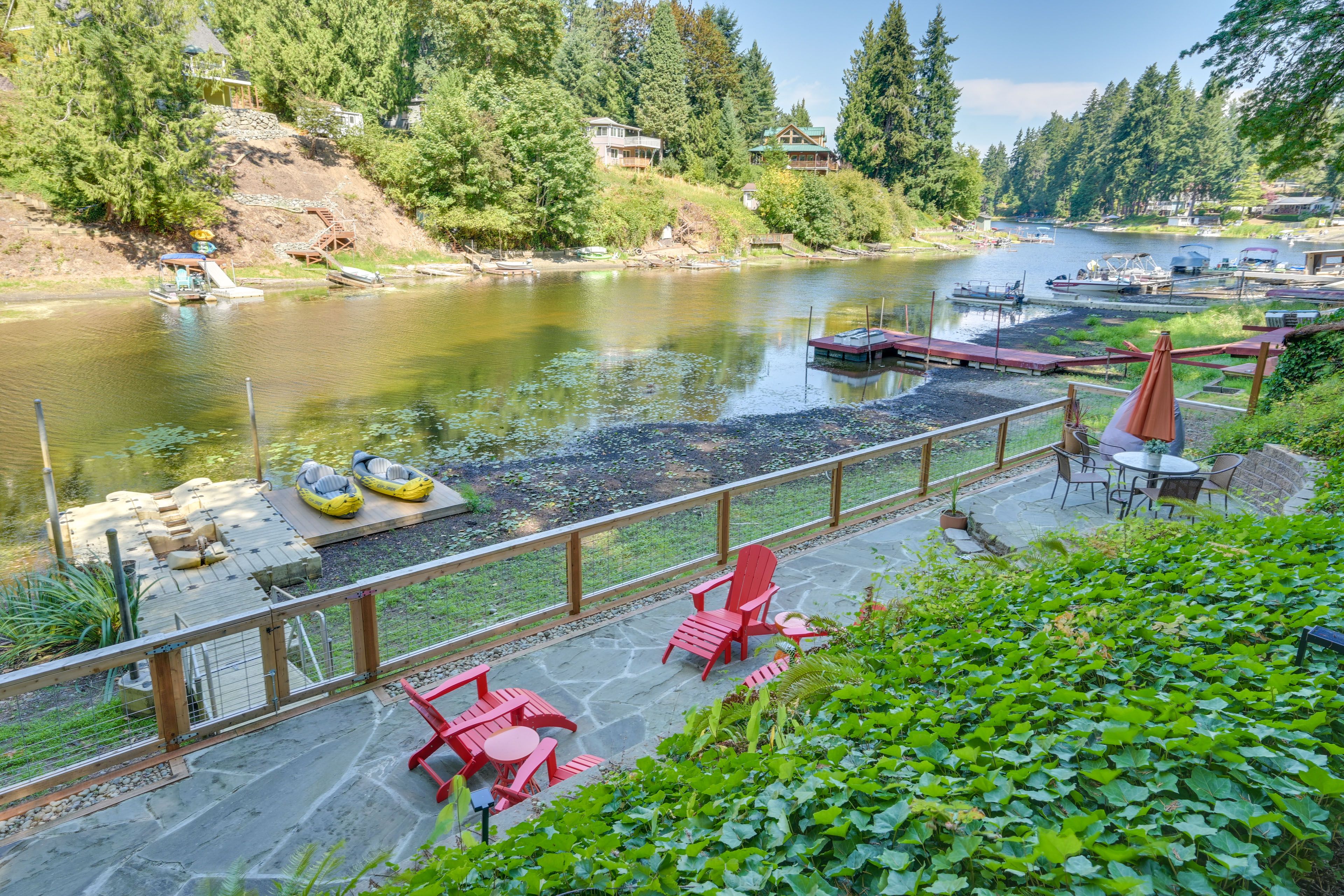 Shared Waterfront Patio