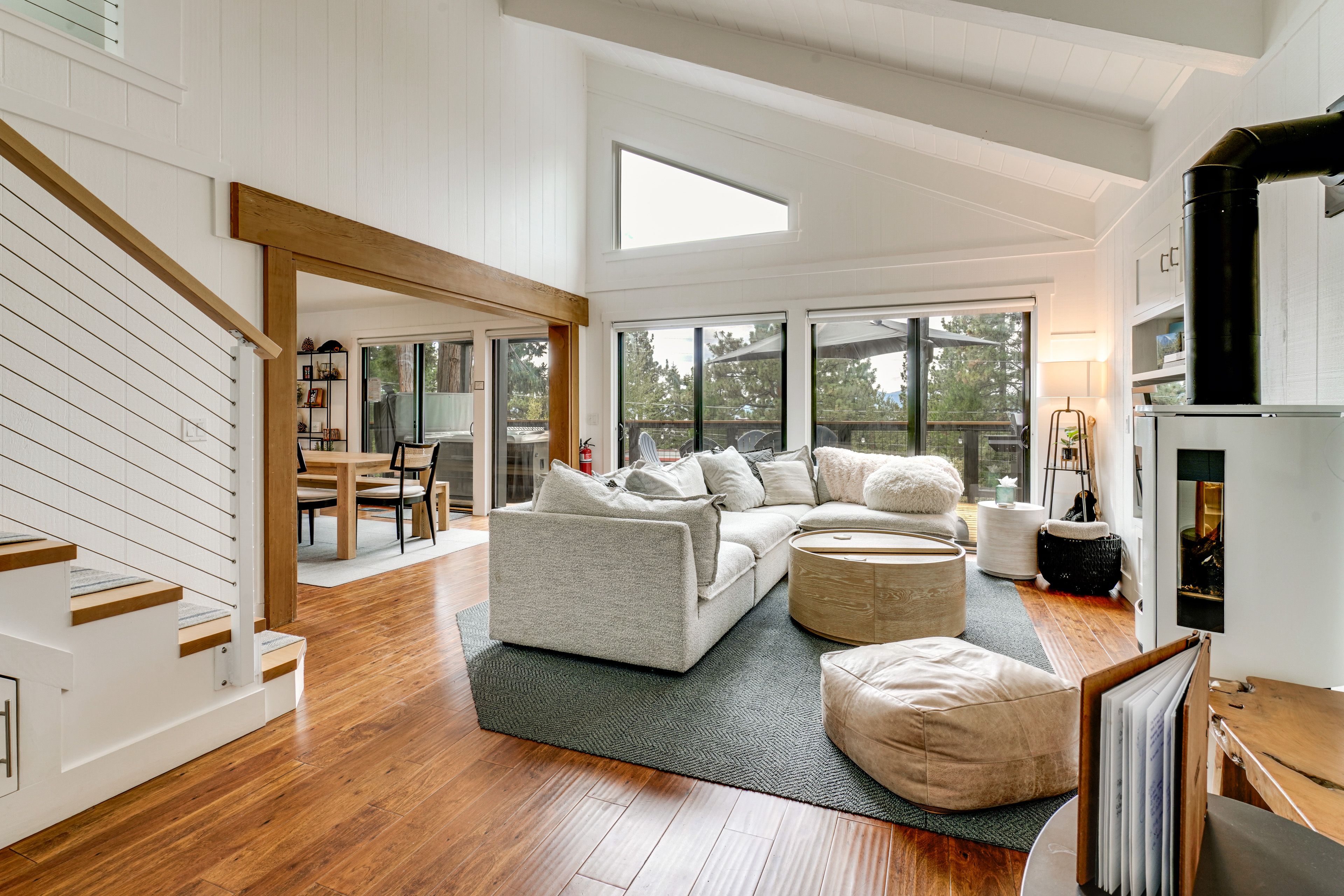 Great Room | Electric Fireplace | Smart TV