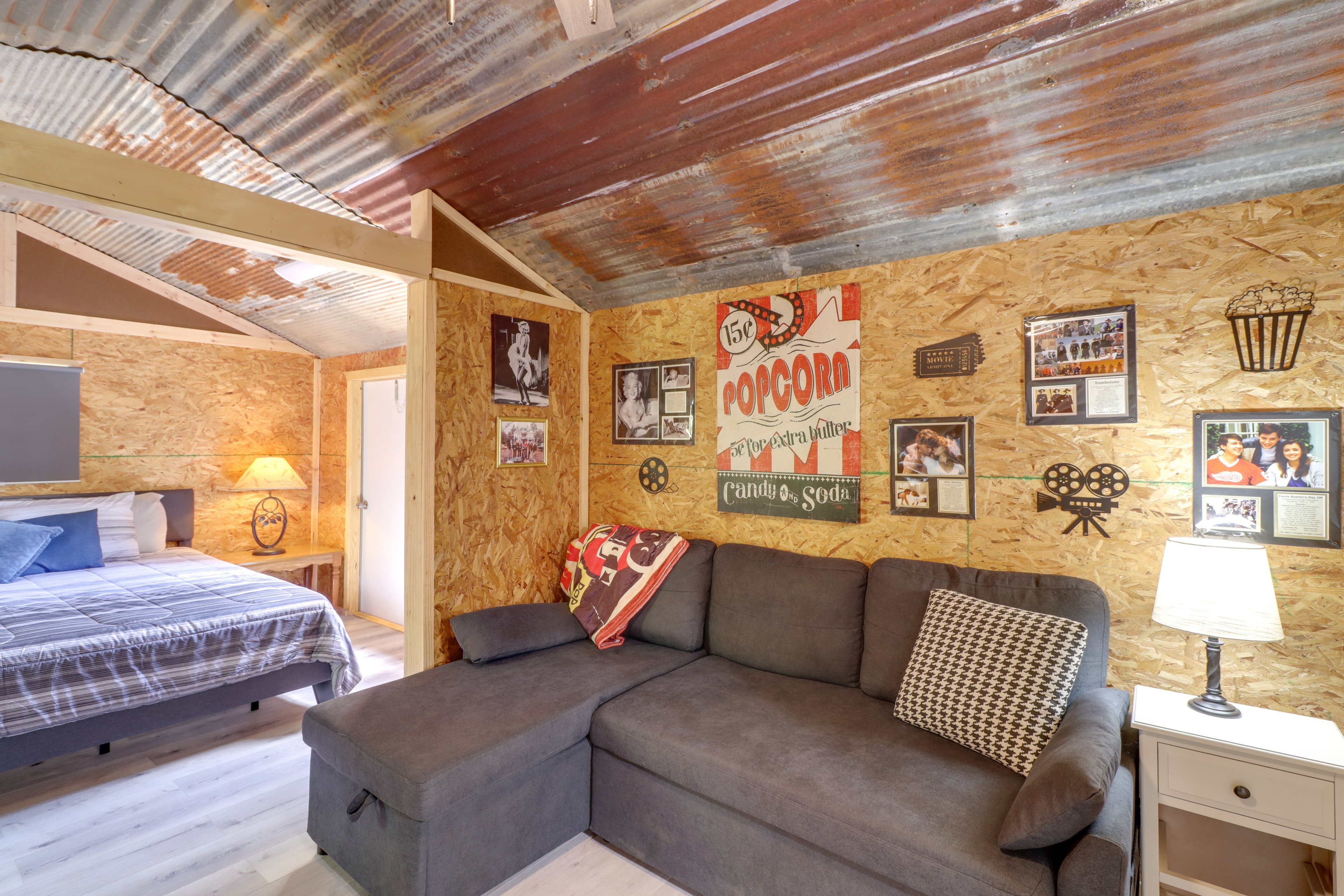 Living Area | Queen Sleeper Sofa | Smart TV | Ceiling Fan