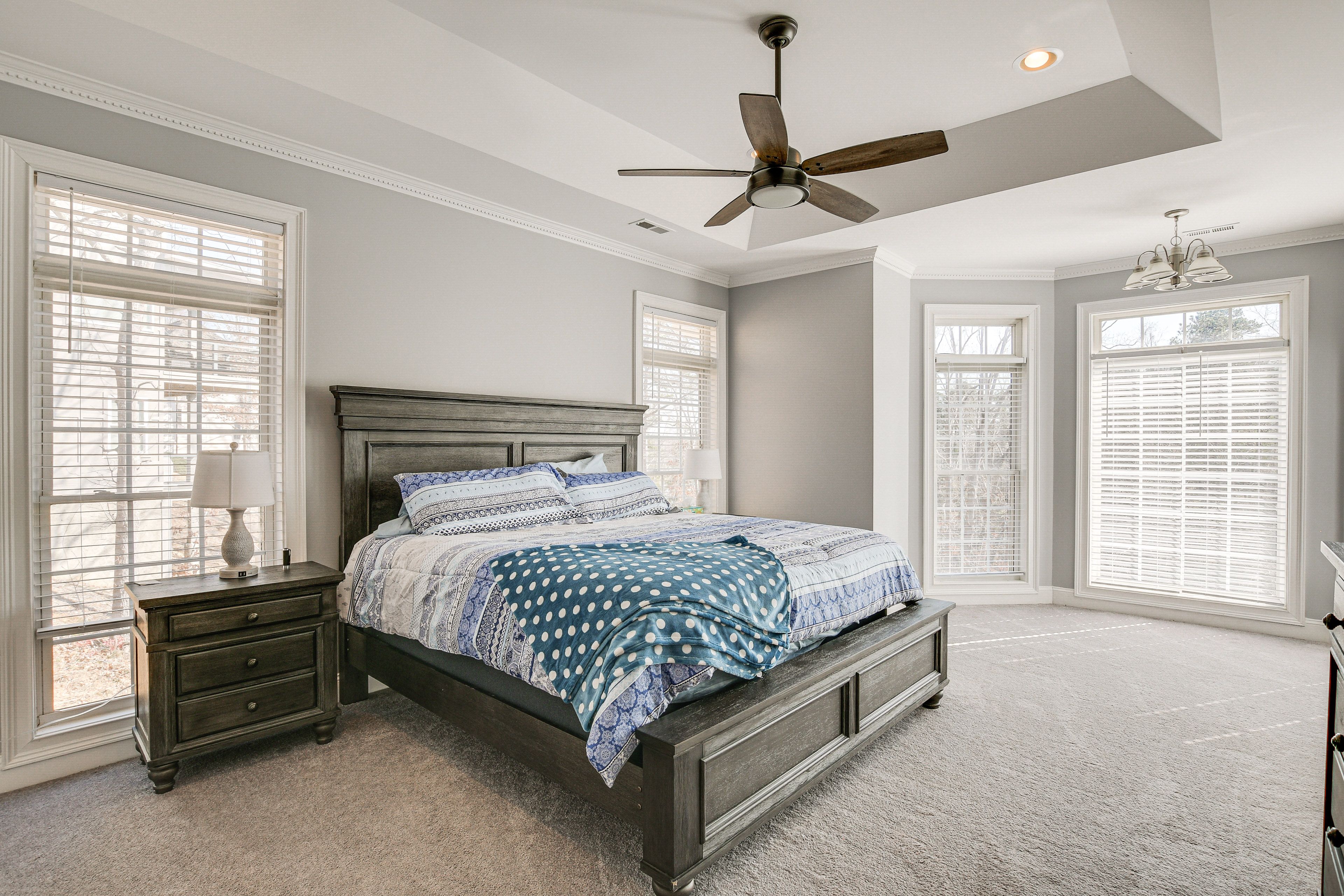 Bedroom 1 | Main Level | King Bed | Smart TV | Patio Access