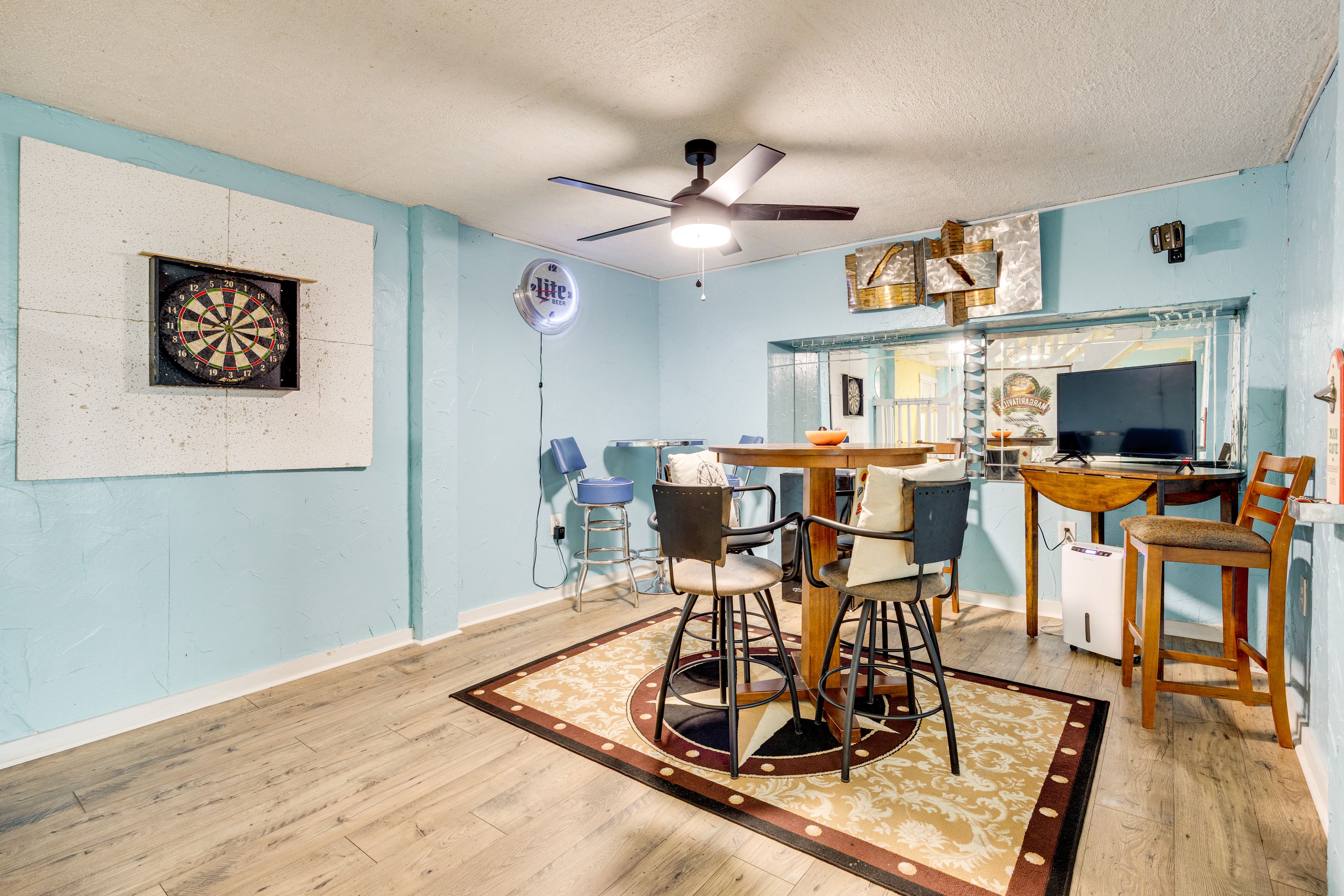Lounge | Ground Floor | Dining Areas | Dartboard | Wall A/C Unit
