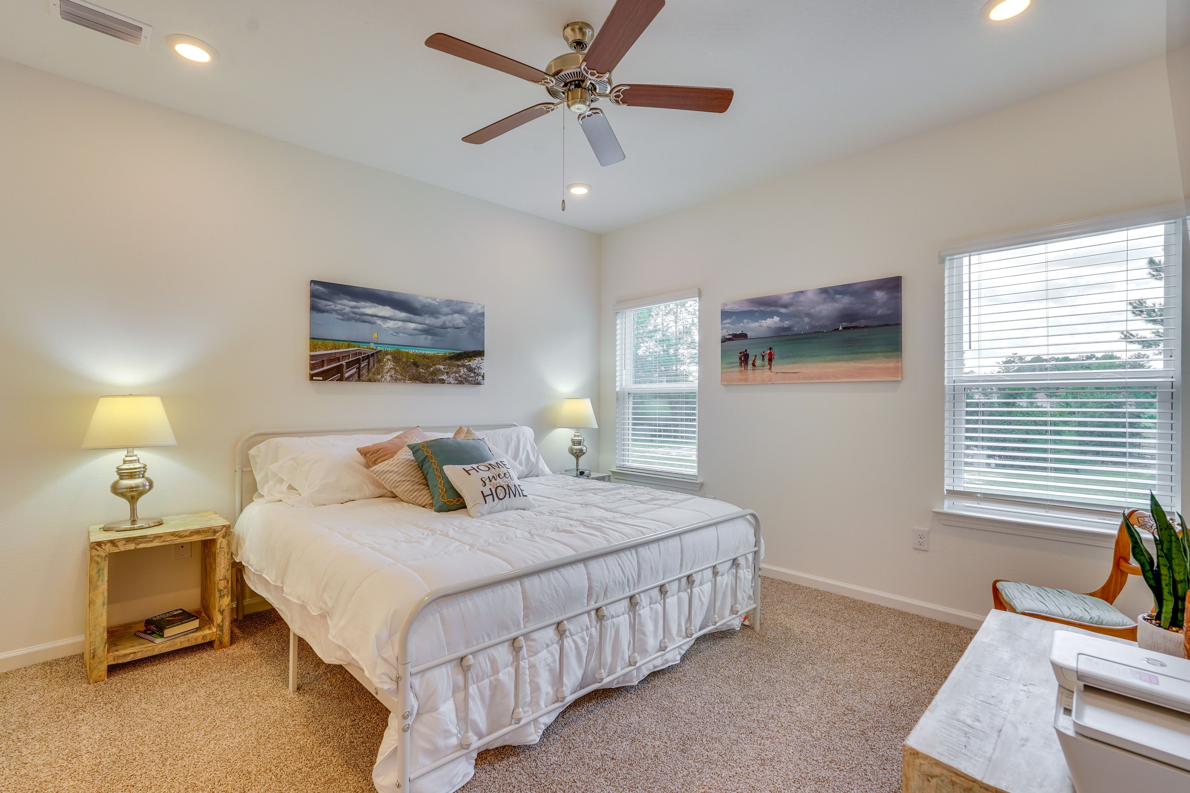 Bedroom 1 | 1st Floor | King Bed | En-Suite Bathroom | Flat-Screen TV